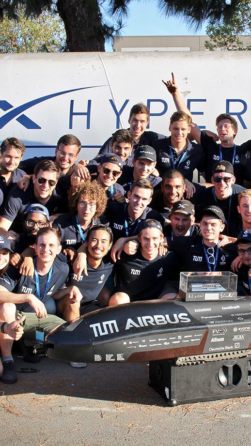 Getzner gratuliert: Die Gewinner des SpaceX Hyperloop Pod Competition 2018.