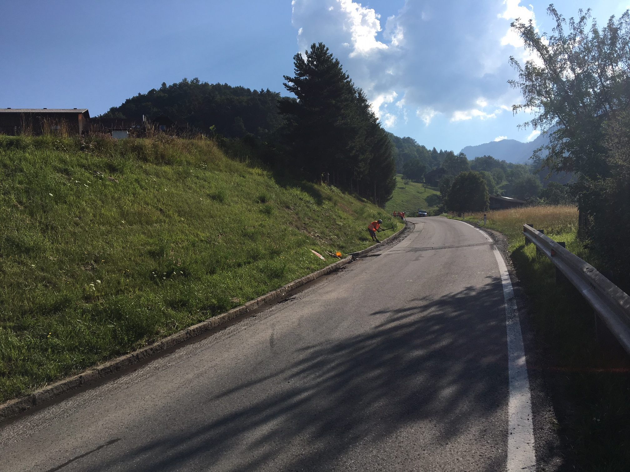 Totalsperre der Fraxner Straße, L 69, Dienstag, 10.7., 19 Uhr bis Freitag, 13.7. - 6 Uhr.