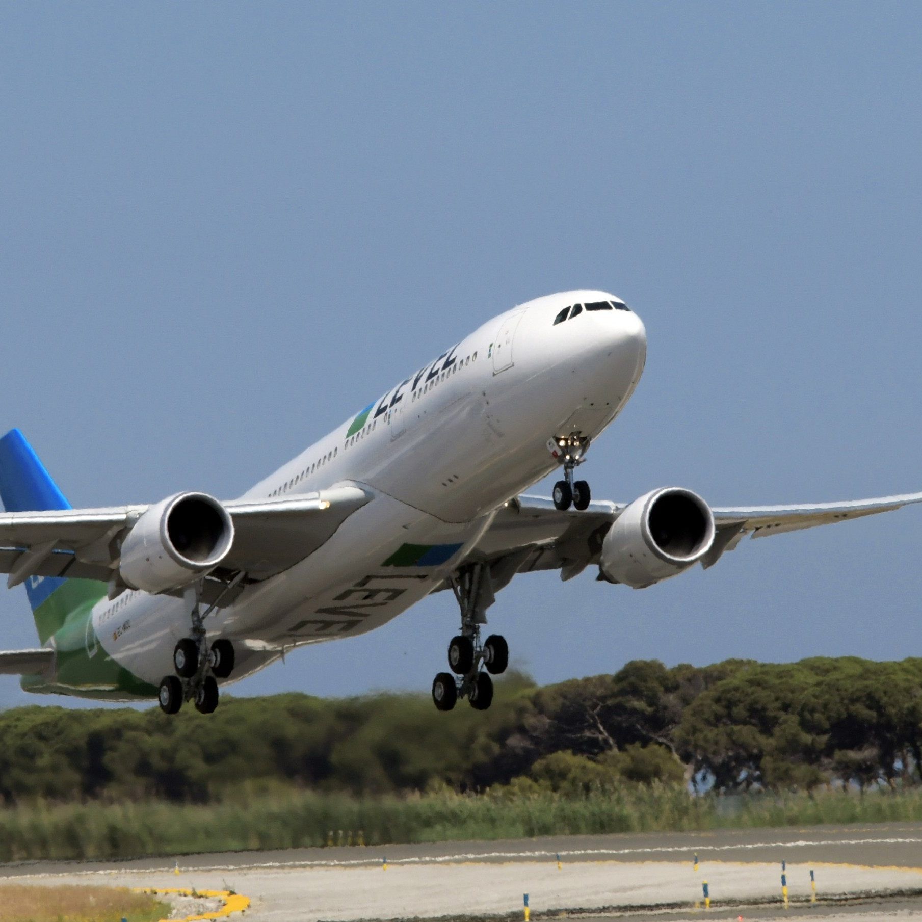 Die Fluglinie Level hebt heute erstmals in WIen ab.