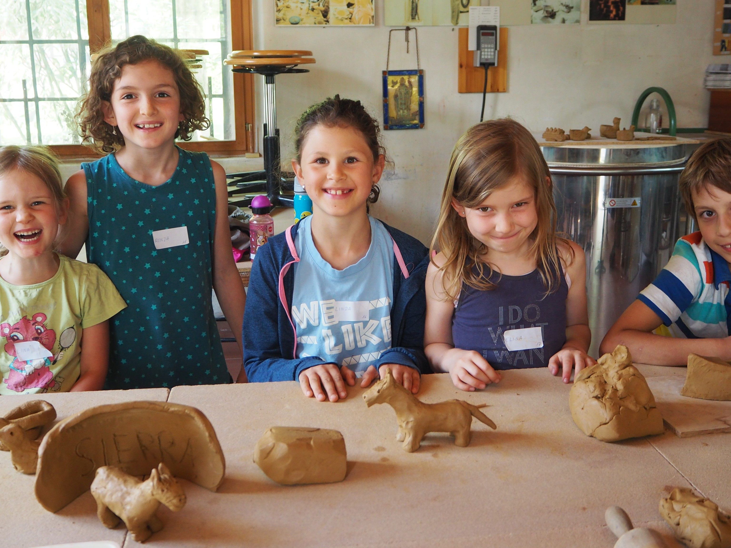 Lina, Ronja, LInda, Elisa und Matthias Lina, Ronja, LInda, Elisa und Matthias