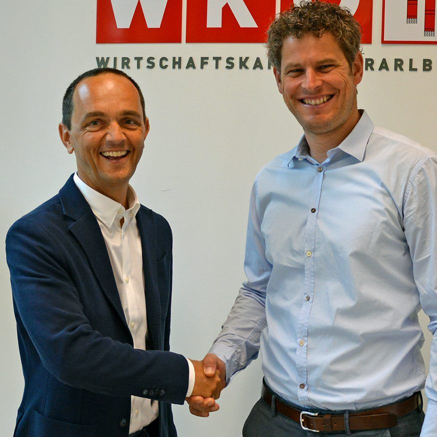 „Staffelübergabe mit Kontinuität“ zwischen Hannes Jochum (li.) und Markus Comploj.