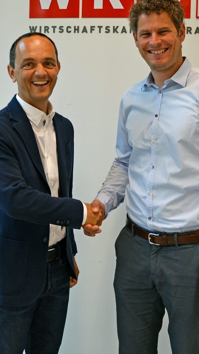 „Staffelübergabe mit Kontinuität“ zwischen Hannes Jochum (li.) und Markus Comploj.