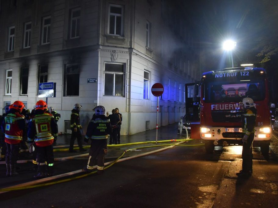Bei dem Brand in Ottakring wurden die Hausbewohner nur leicht verletzt.