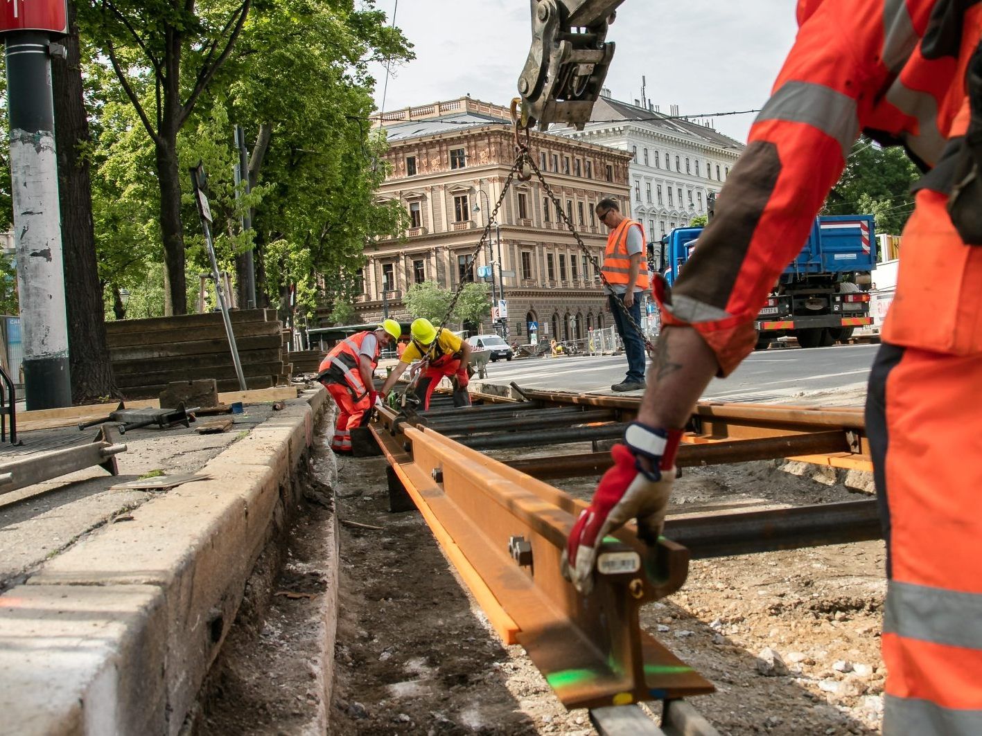 Am 23. Juli starten umfangreiche Gleisbauarbeiten im Wiener Innenstadtbereich. Am 23. Juli starten umfangreiche Gleisbauarbeiten im Wiener Innenstadtbereich.