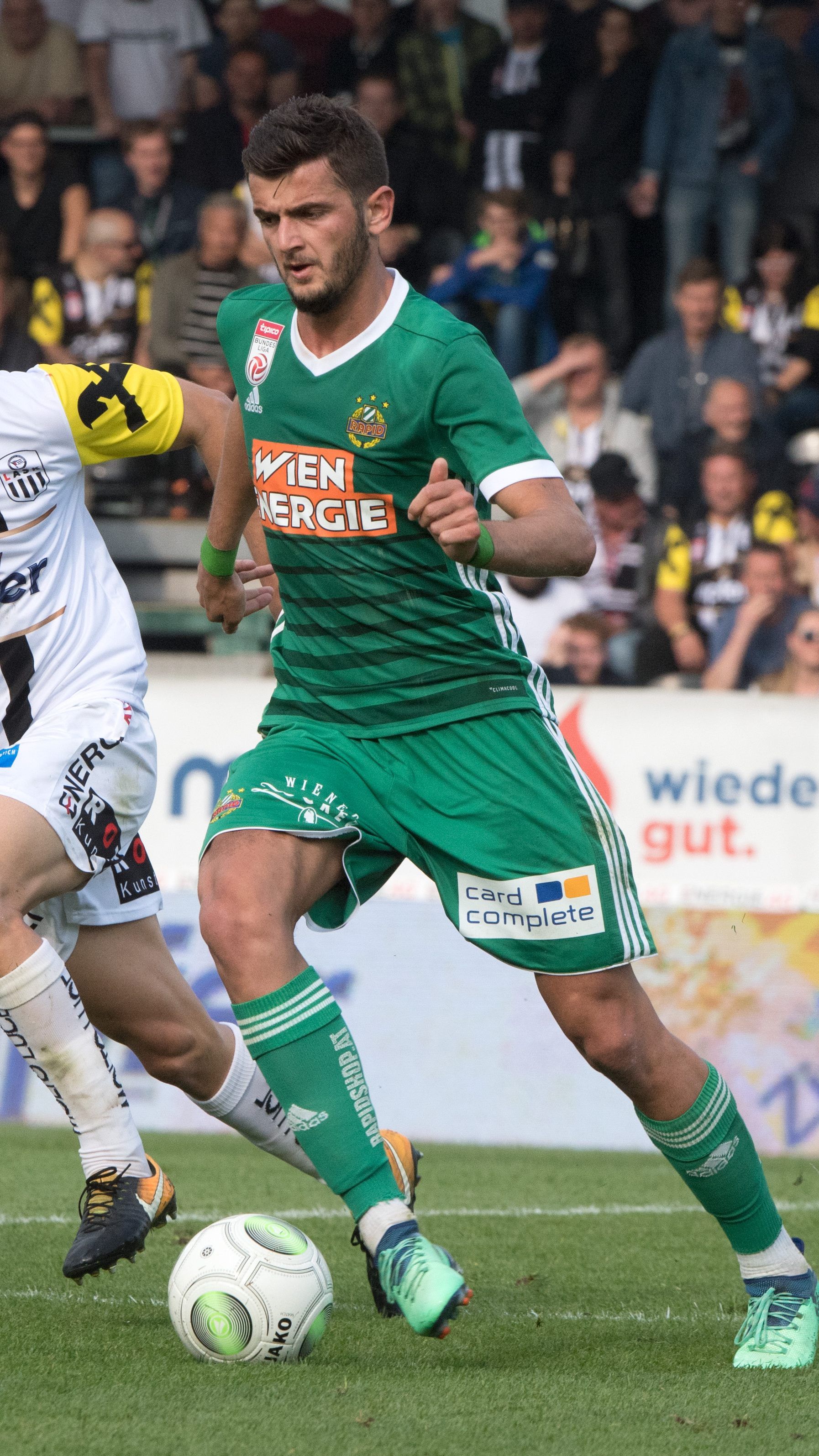 Giorgi Kvilitaia wehcselt von Rapid Wien nach Gent.