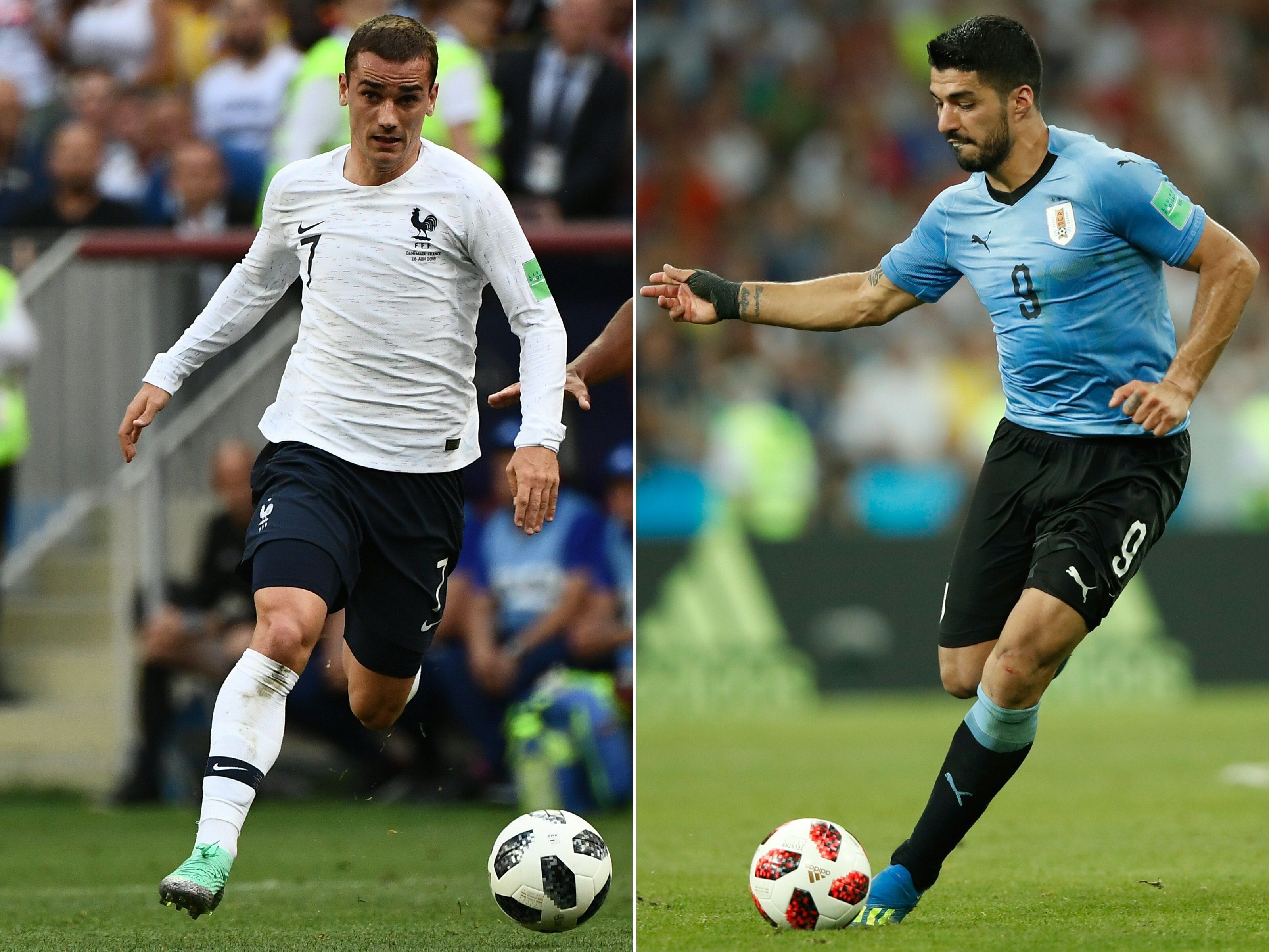 Hier sehen Sie das WM-Viertelfinale zwischen Uruguay und Frankreich im Live-Stream und live im TV. Hier sehen Sie das WM-Viertelfinale zwischen Uruguay und Frankreich im Live-Stream und live im TV.