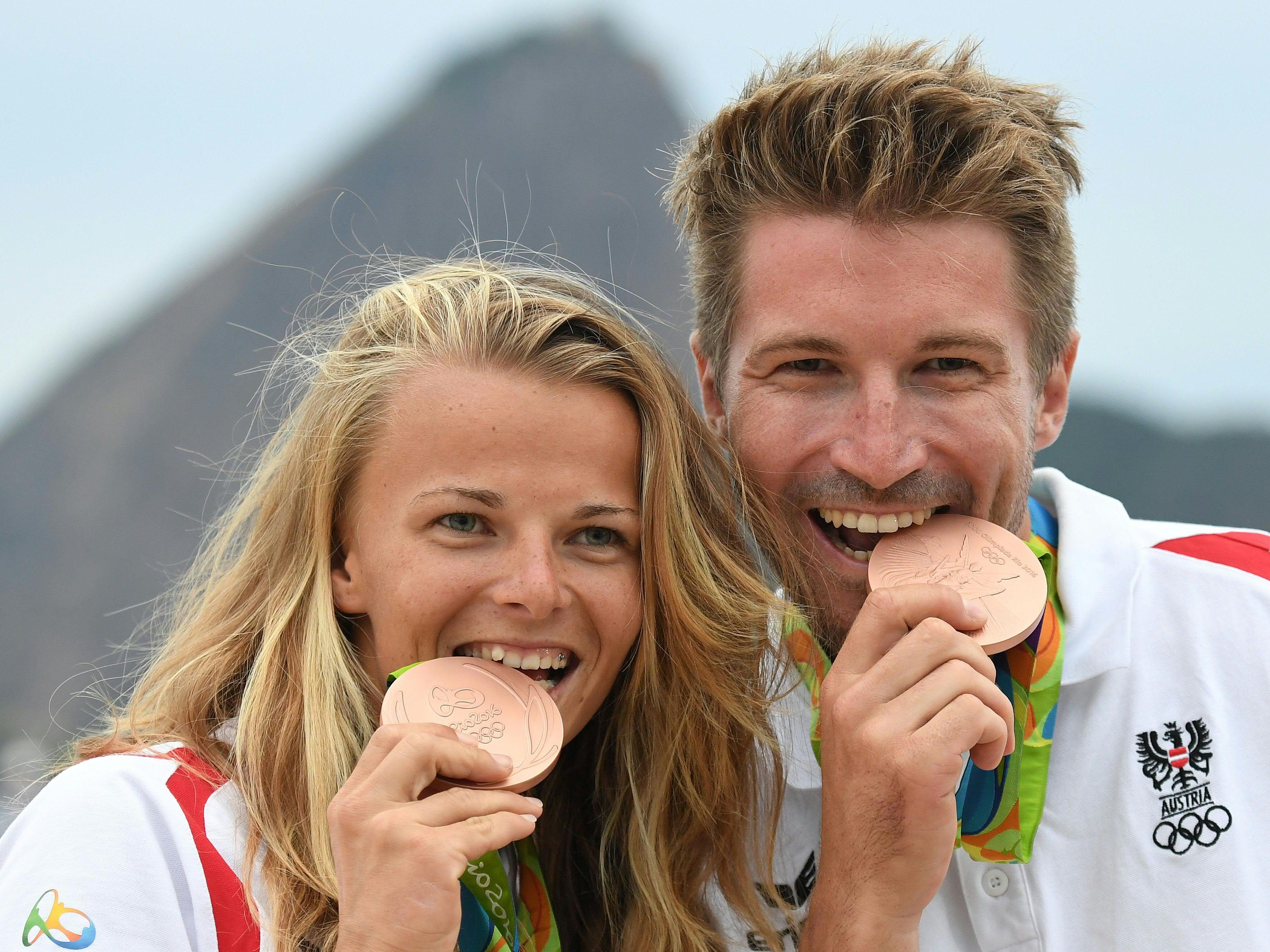 Der Wiener Thomas Zajac konnte mit seiner alten Partnerin Tanja Frank Olympia-Bronze einfahren. Der Wiener Thomas Zajac konnte mit seiner alten Partnerin Tanja Frank Olympia-Bronze einfahren.