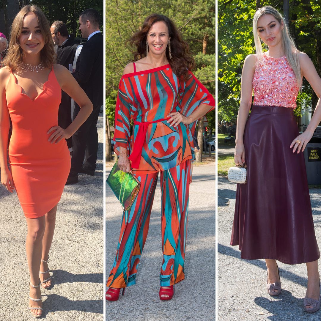 Die Damen brachten Glanz in die Eröffnung der Bregenzer Festspiele 2018.