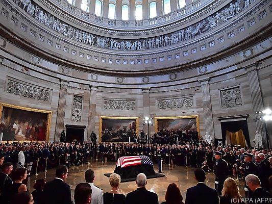 McCain wurde im Kapitol aufgebahrt McCain wurde im Kapitol aufgebahrt