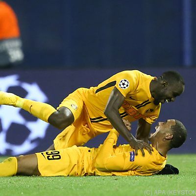 Die Young Boys jubeln über den CL-Einzug