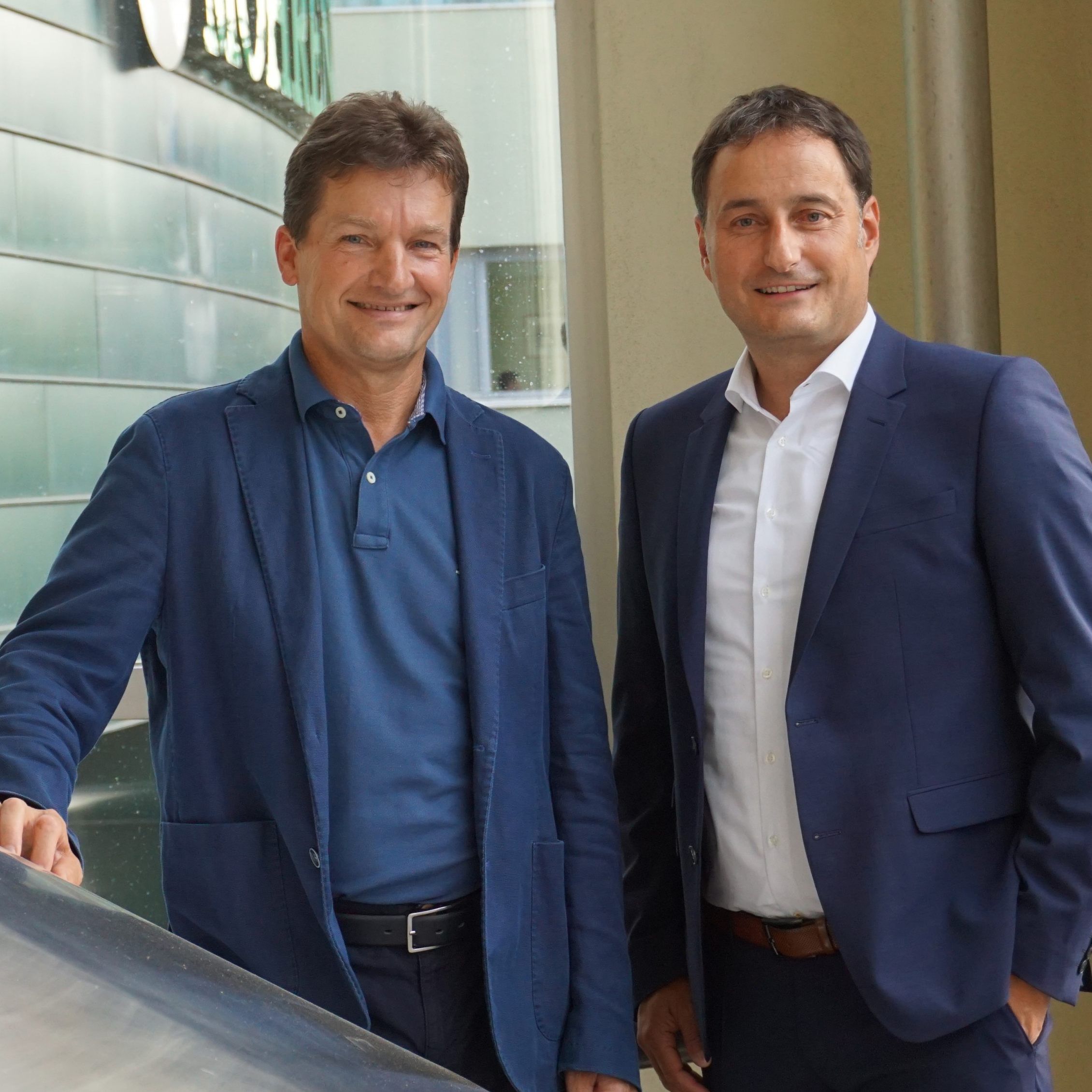 Heinz Huber (l.) und Thomas Pachole (r.)