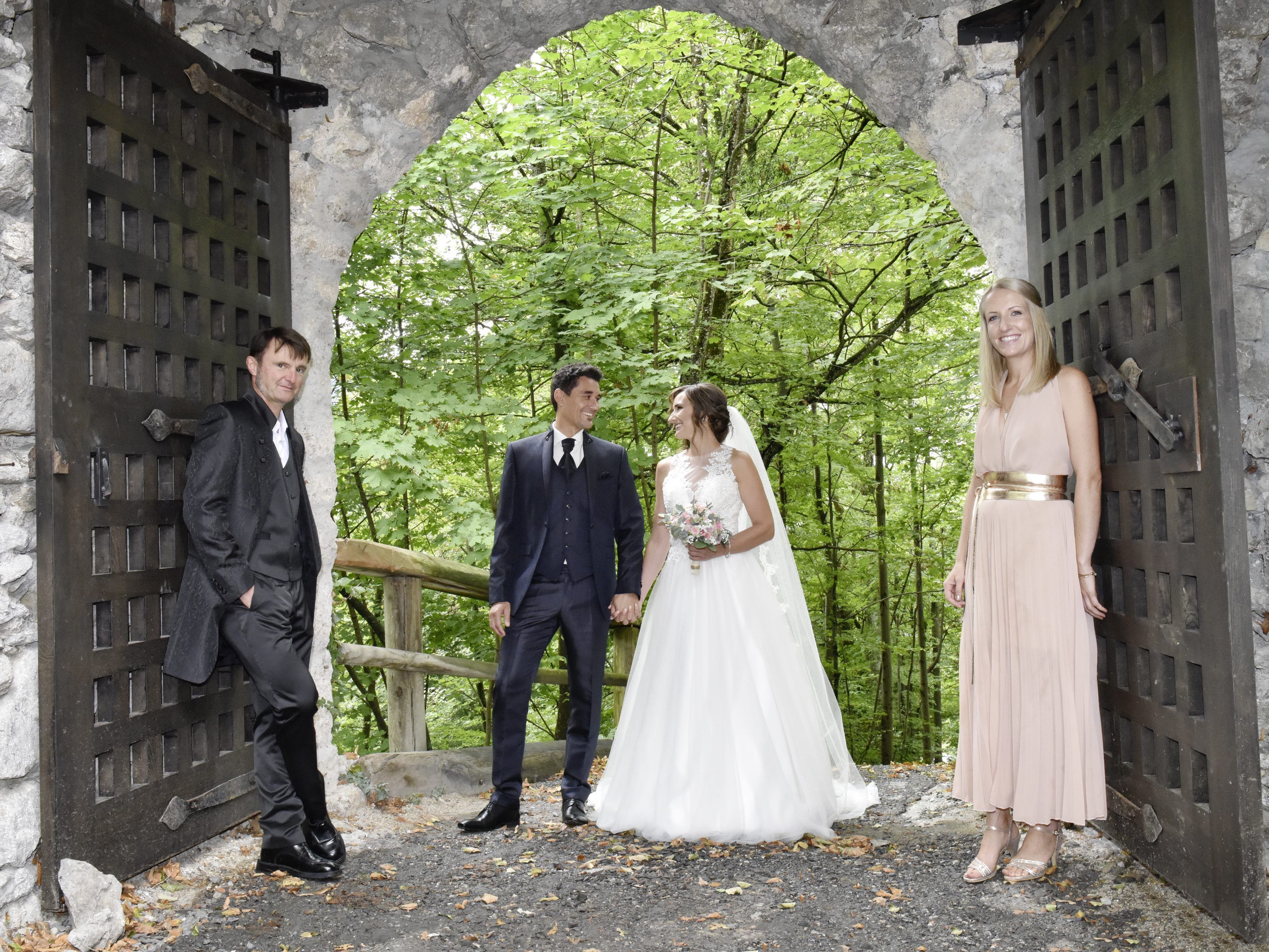 Martina und Markus Weber feierten Hochzeit.