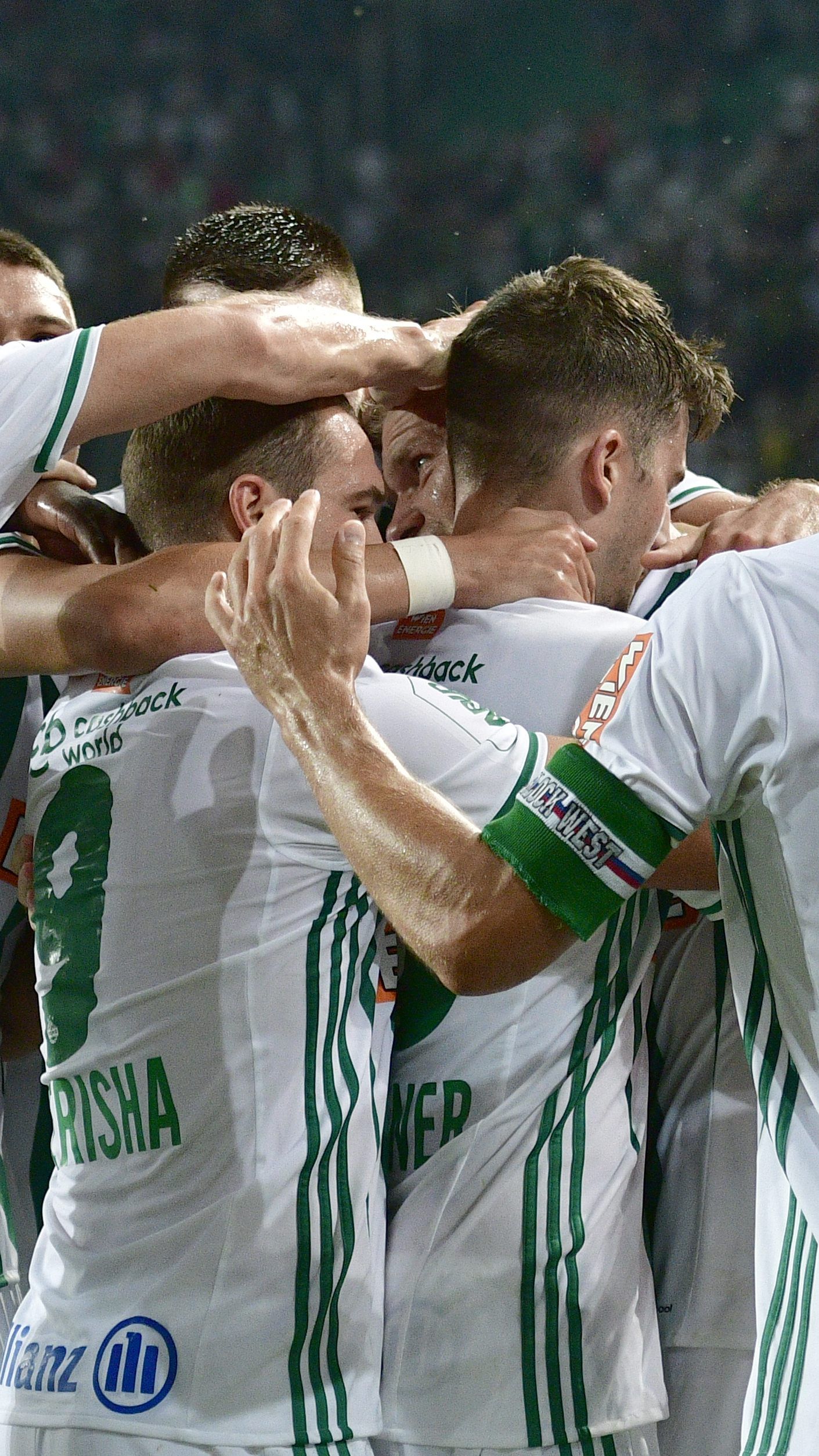 Die Rapidler durften heute gleich mehrfach jubeln.