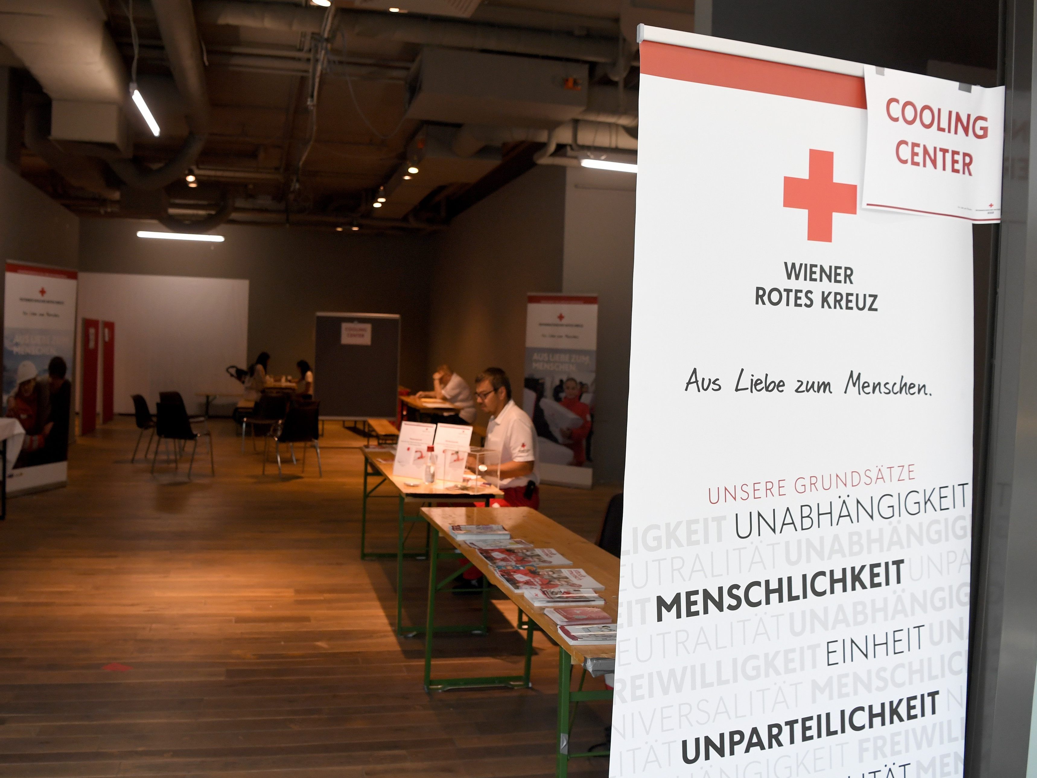 Im "Cooling Center" im SCN kann man der Hitze entfliehen. Im "Cooling Center" im SCN kann man der Hitze entfliehen.