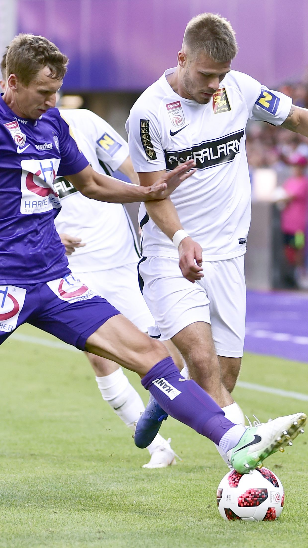 Mit 4:0 besiegt die Wiener Austria die Admira.