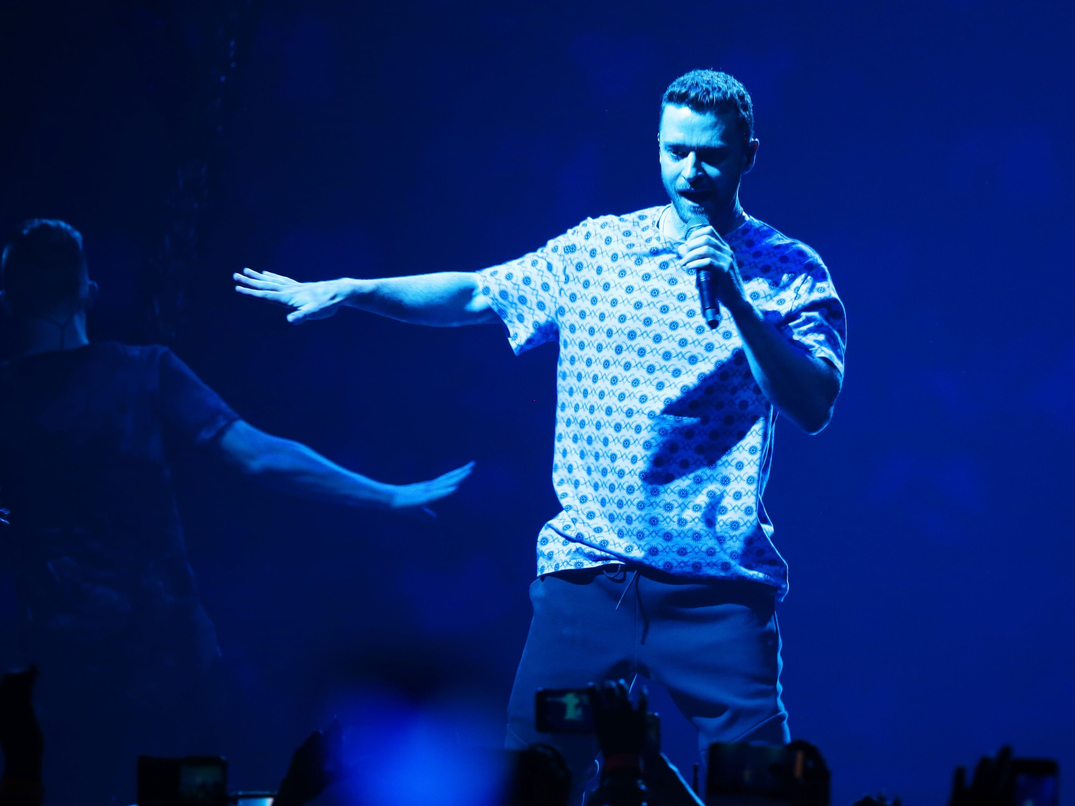 Justin Timberlake heizte in der Wiener Stadthalle ein. Justin Timberlake heizte in der Wiener Stadthalle ein.