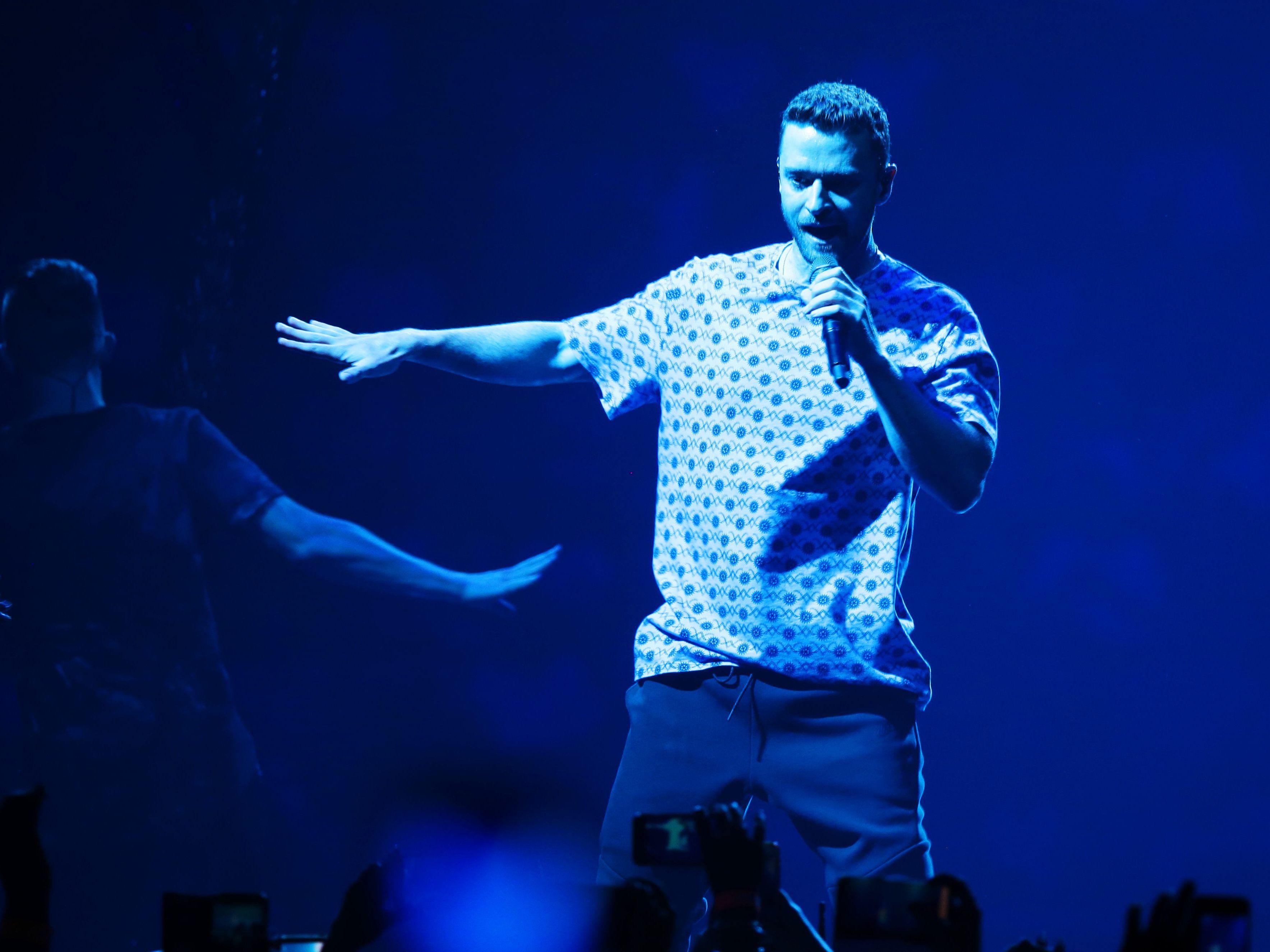 Justin Timberlake heizte in der Wiener Stadthalle ein.