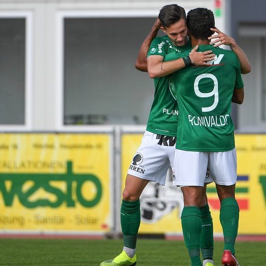 Marcel Canadi und Ronivaldo wollen auch gegen Liefering jubeln