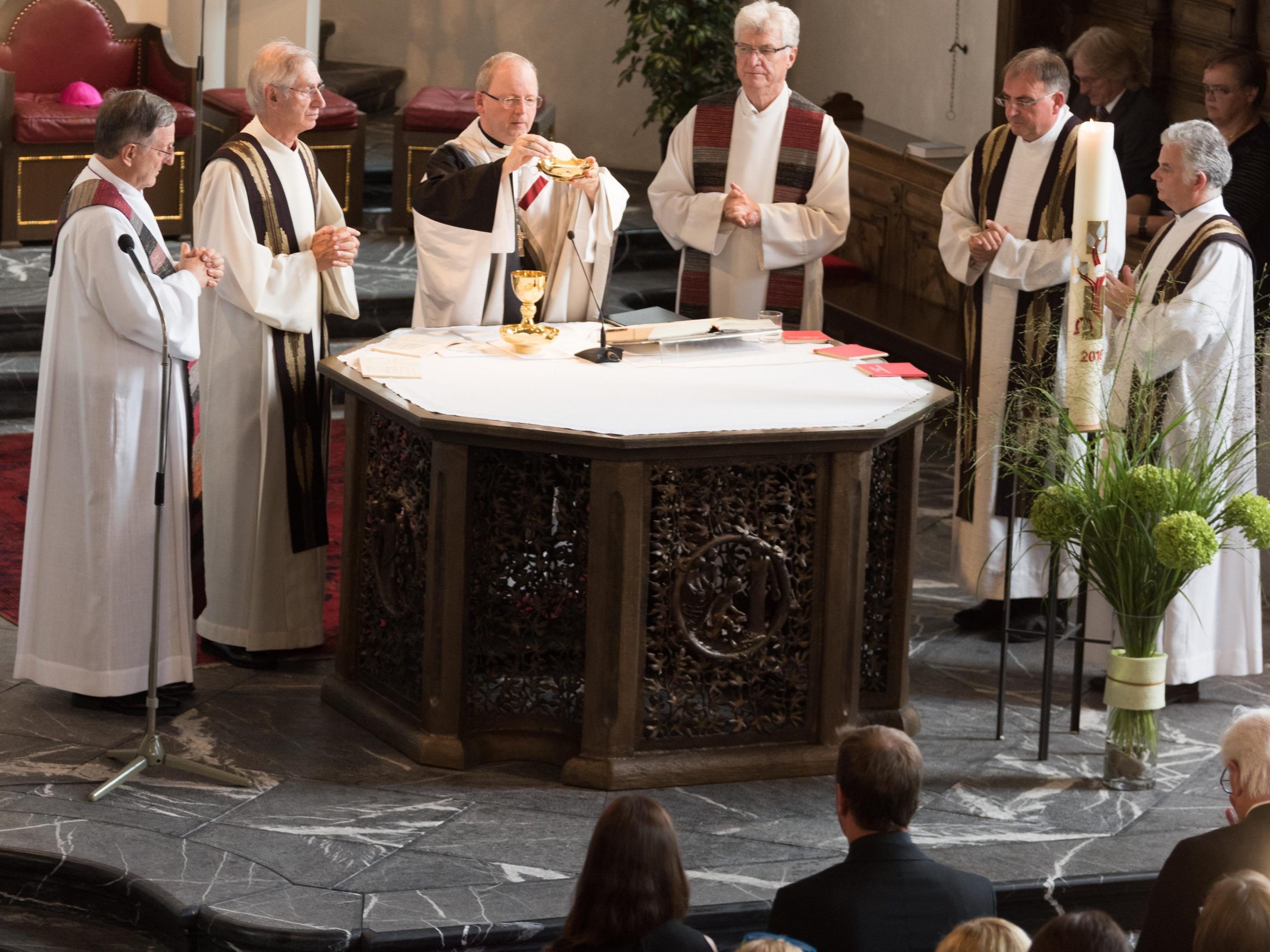 Die Basilika in Rankweil bildete den würdigen Rahmen für die Verabschiedung von Altlandeshauptmann Herbert Keßler.