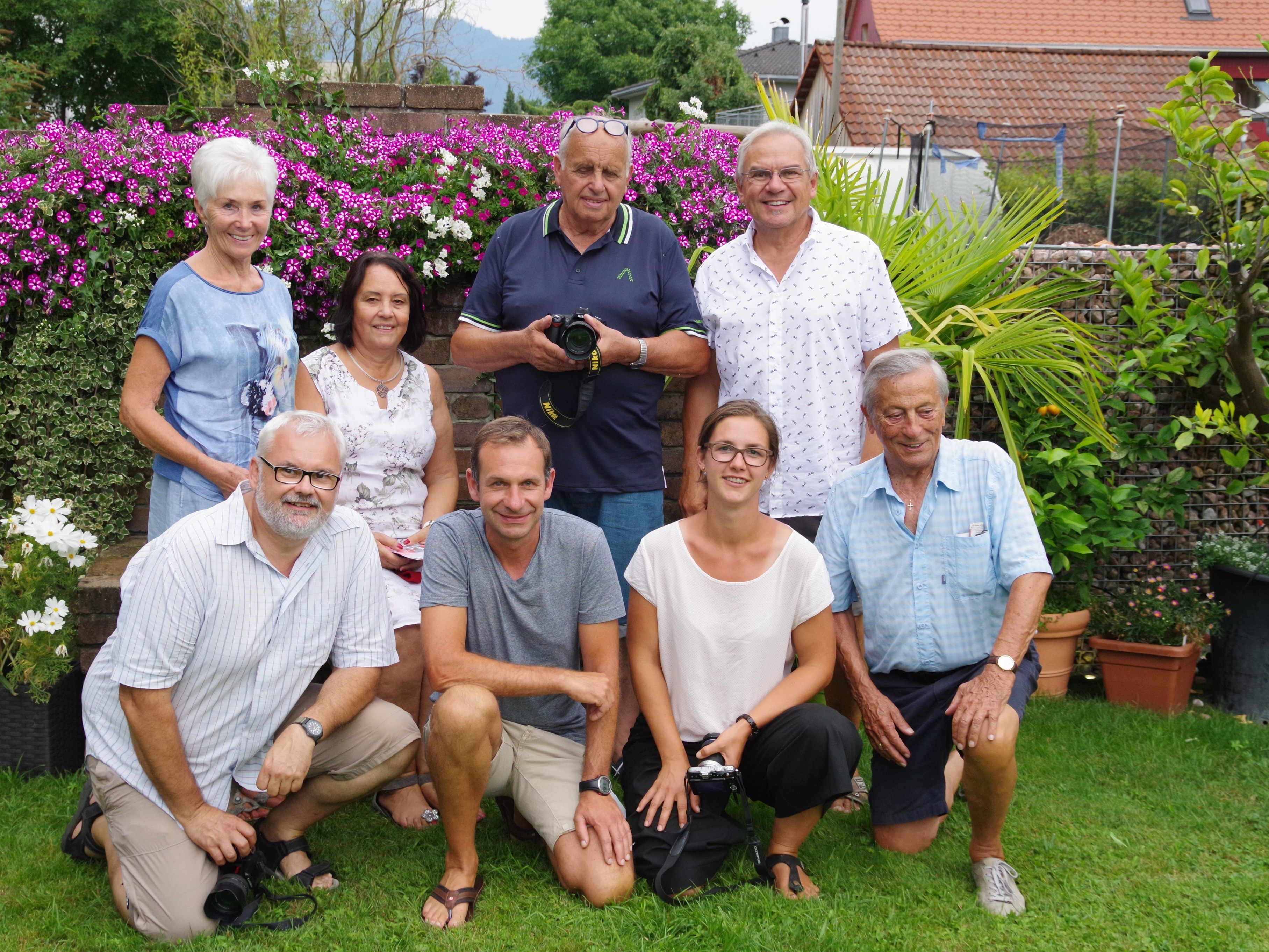 Die FLORA Jury mit Begleitung Die FLORA Jury mit Begleitung