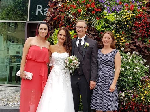 Kristin und Torsten haben geheiratet