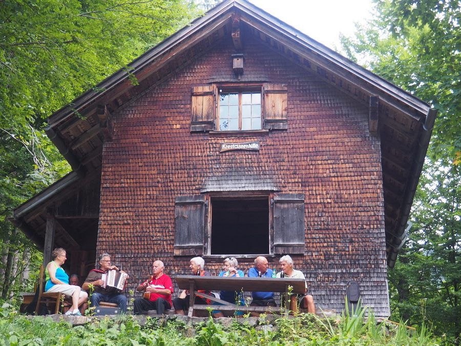 Krestannenhütte im Frödischtal