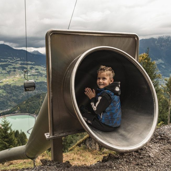Der Waldrutschenpark ist für Kinder ab 4 Jahre geeignet