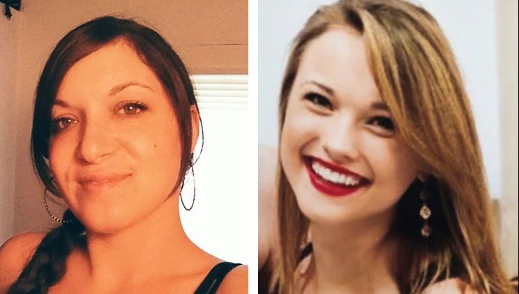 Katie (r.) vor dem Selbstmordversuch und ihre Spenderin Adrea (l.), die an einer Überdosis Drogen verstarb. Katie (r.) vor dem Selbstmordversuch und ihre Spenderin Adrea (l.), die an einer Überdosis Drogen verstarb.