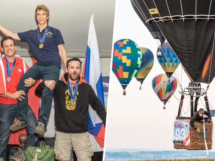 Dominic Bareford holte sich den Titel bei der Ballon-WM im Waldviertel.