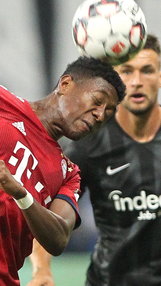 David Alaba verletzte sich im DFL-Supercup-Spiel gegen Frankfurt.