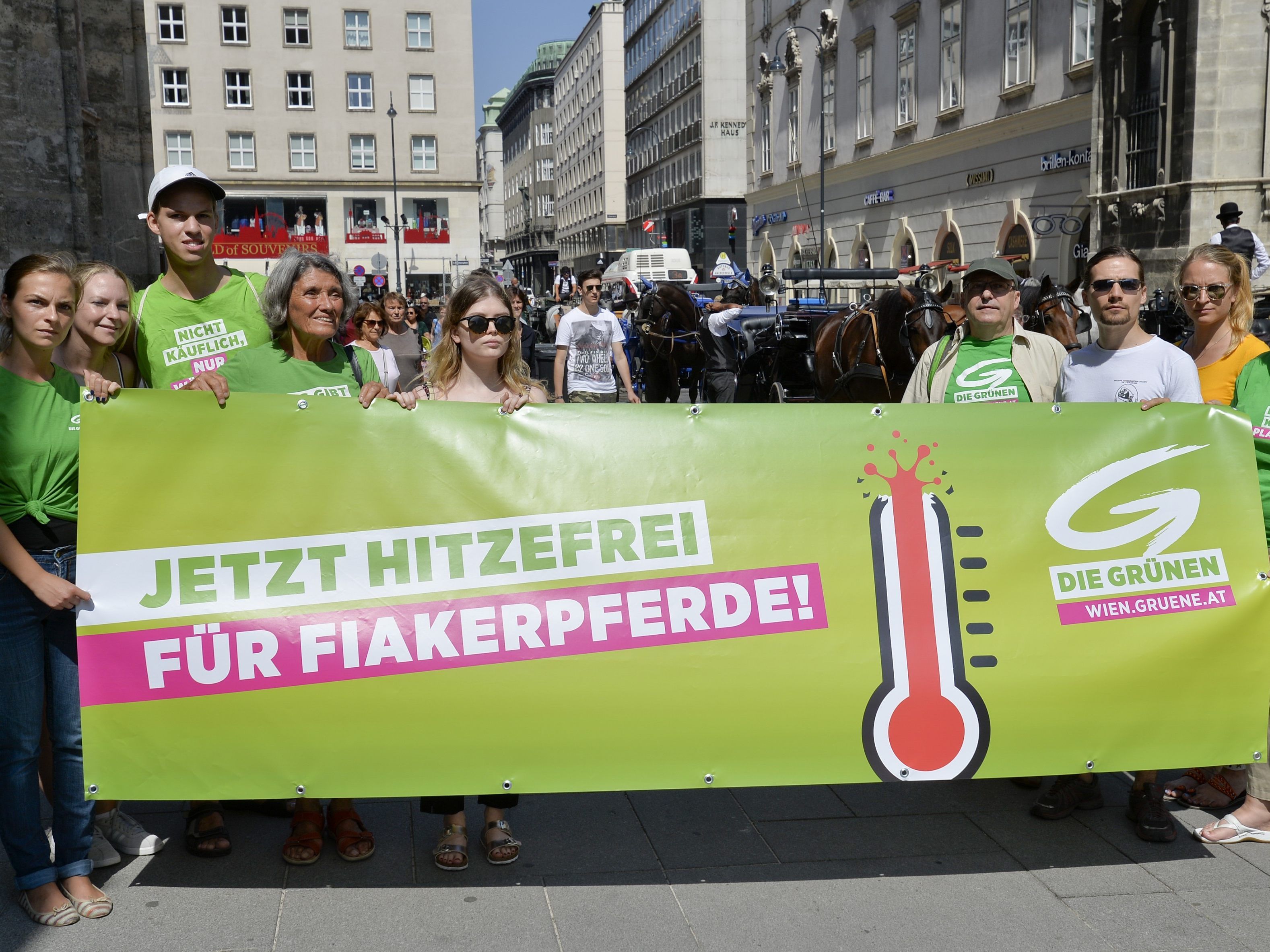 Wiens Grüne wollen hitzefrei für Fiakerpferde schon ab 30 Grad