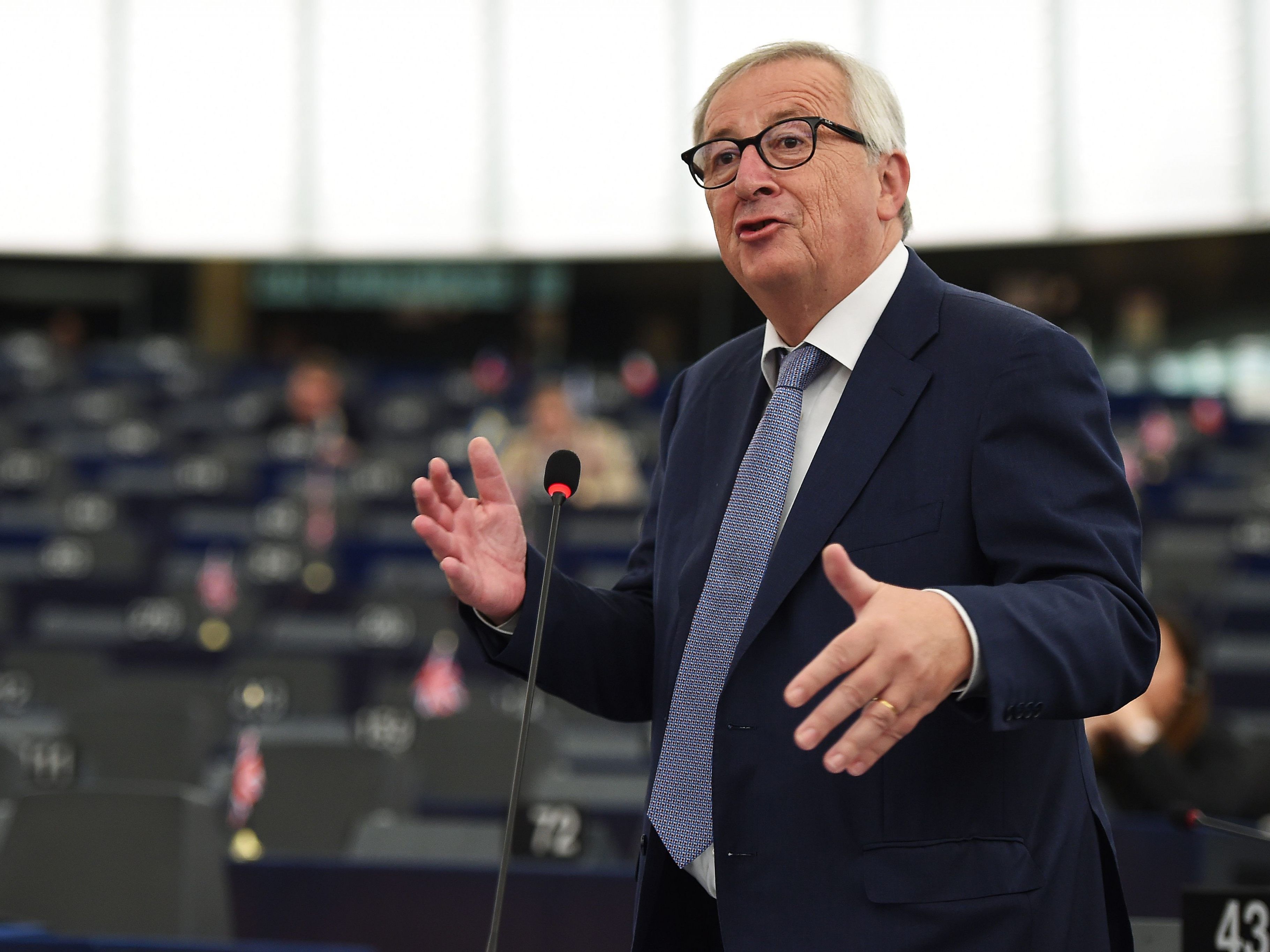 EU-Kommissionschef Juncker macht sich "große Sorgen".