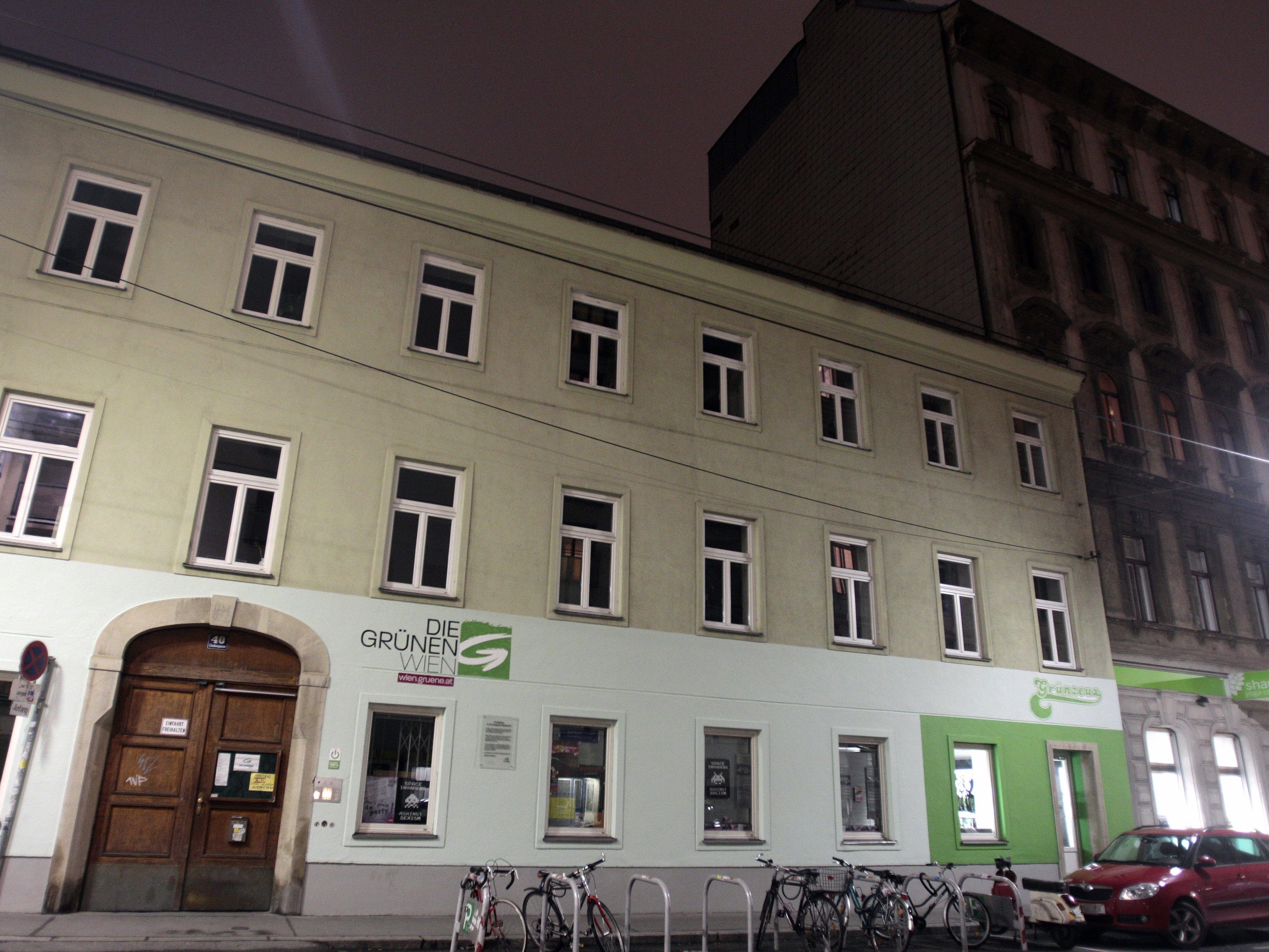 Die Lindengasse 40 ist seit Jahren die Zentrale der Wiener Grünen. Die Lindengasse 40 ist seit Jahren die Zentrale der Wiener Grünen.