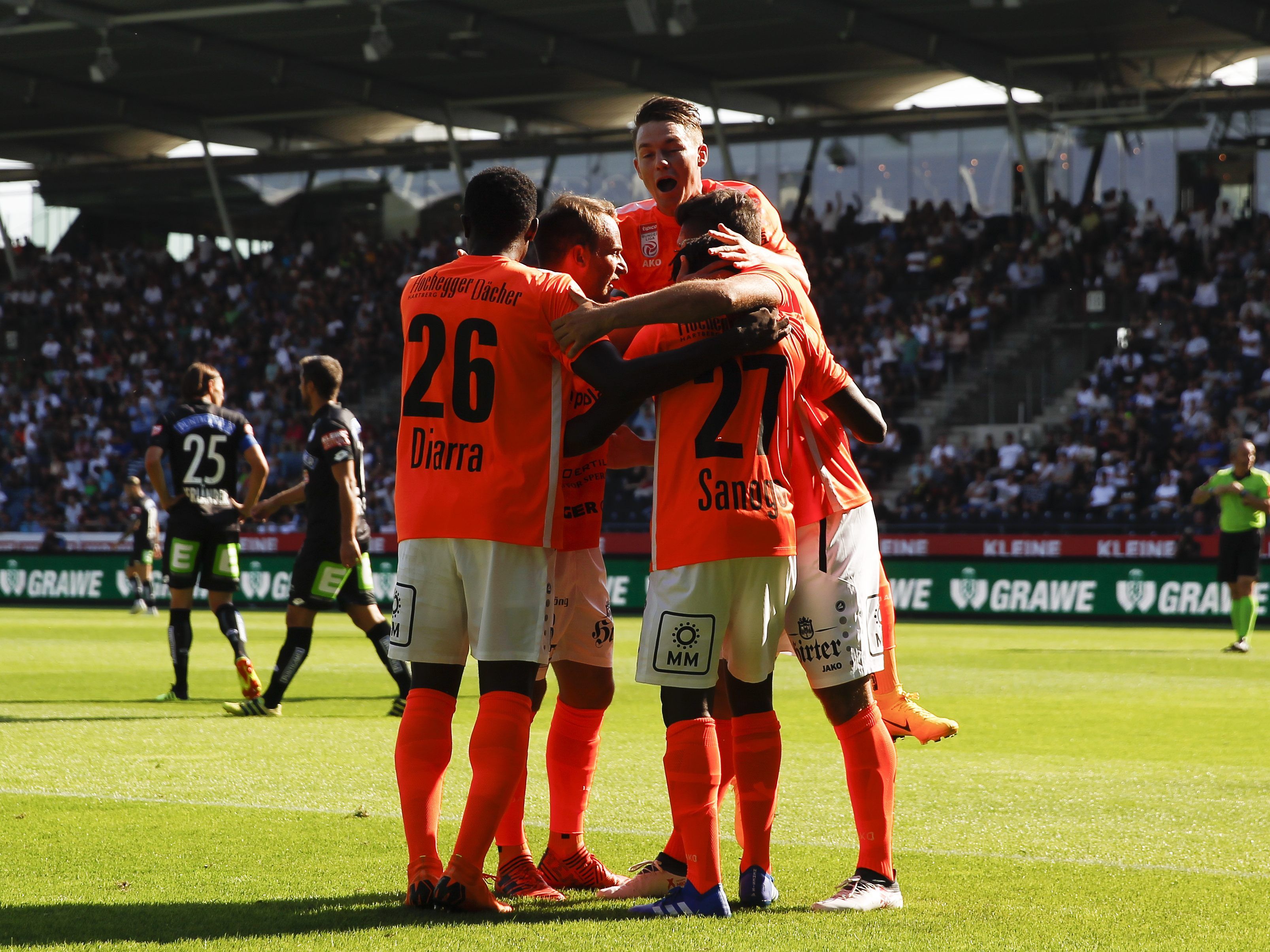 LIVE-Ticker zum Spiel TSV Hartberg gegen SV Mattersburg ab 17.00 Uhr.