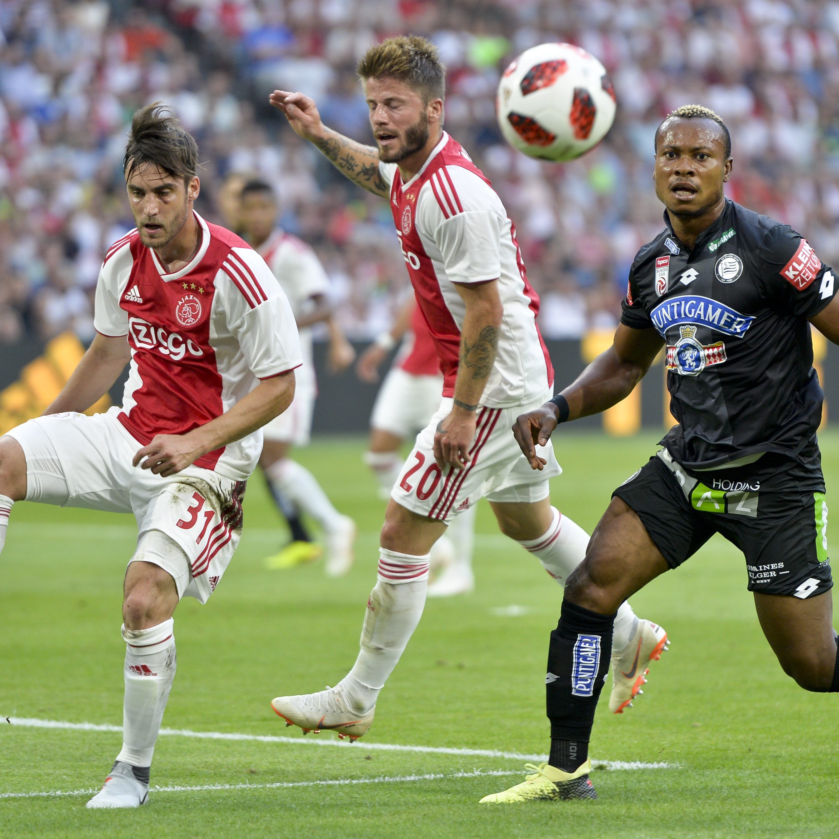 Hier sehen Sie das CL-Match zwischen Sturm Graz und Ajax Amsterdam im Live-Stream und live im TV.