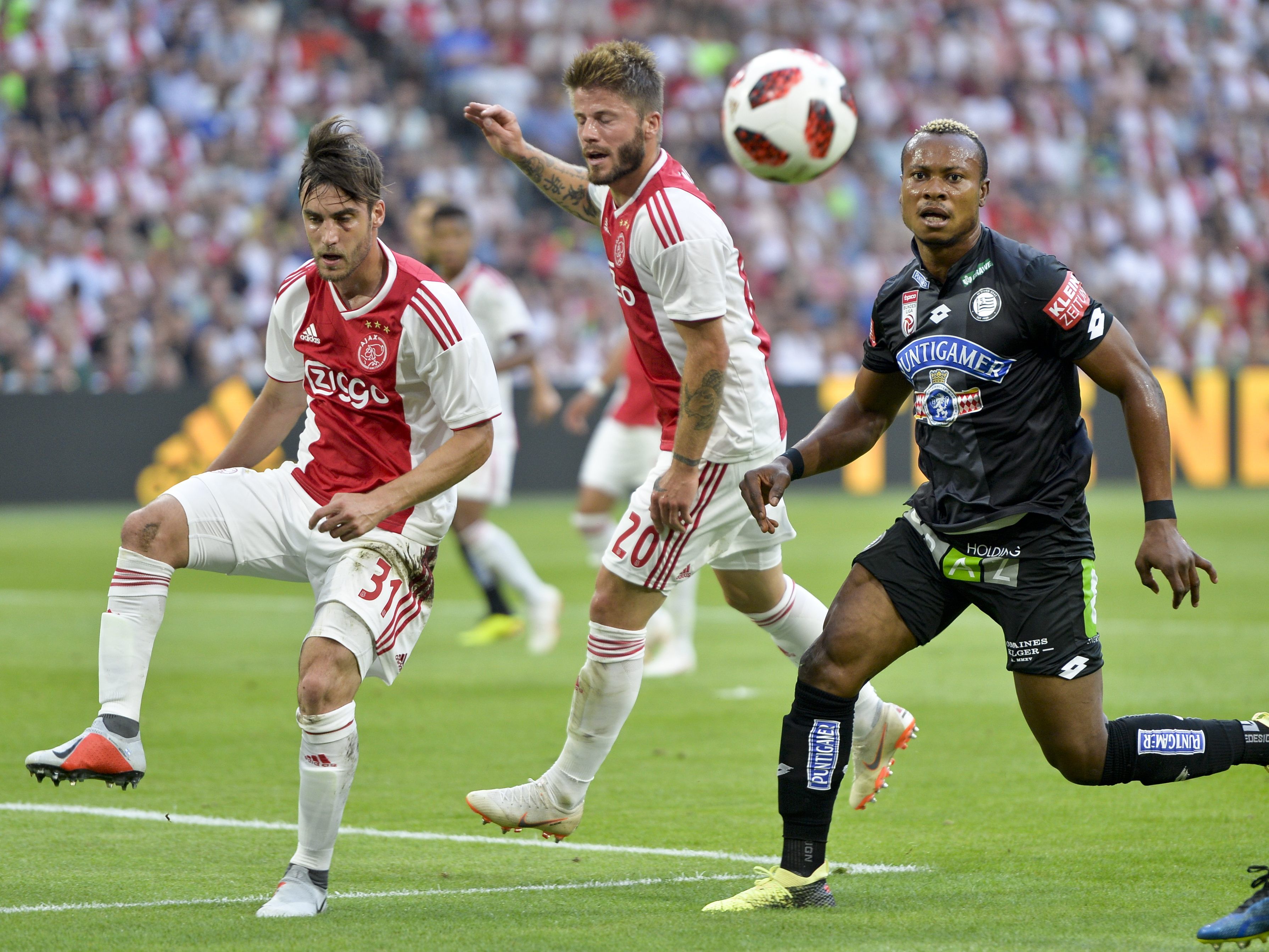 Hier sehen Sie das CL-Match zwischen Sturm Graz und Ajax Amsterdam im Live-Stream und live im TV. Hier sehen Sie das CL-Match zwischen Sturm Graz und Ajax Amsterdam im Live-Stream und live im TV.
