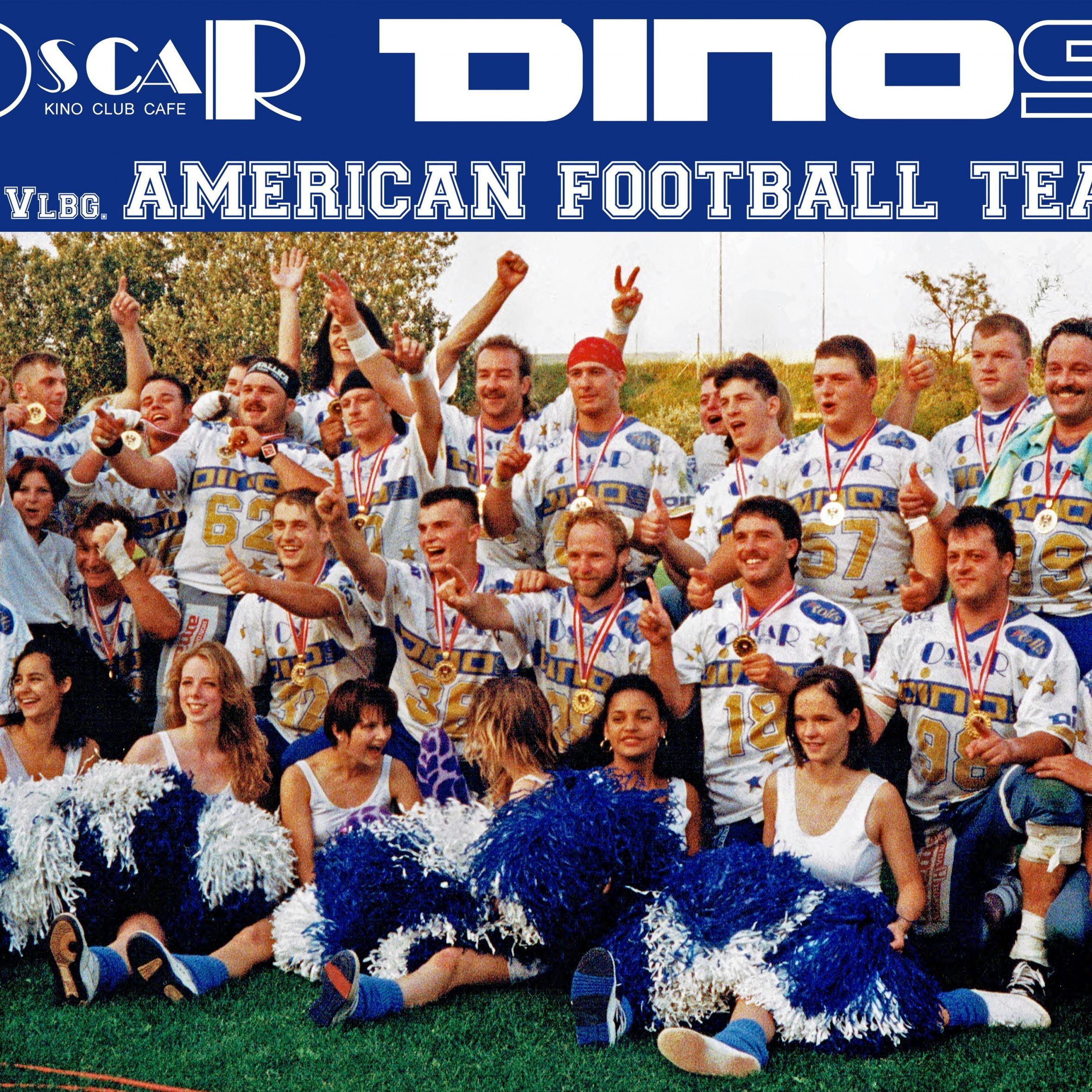 Vor einem Vierteljahrhundert wuden die Feldkircher Oscar Dinos Meister in der Bundesliga