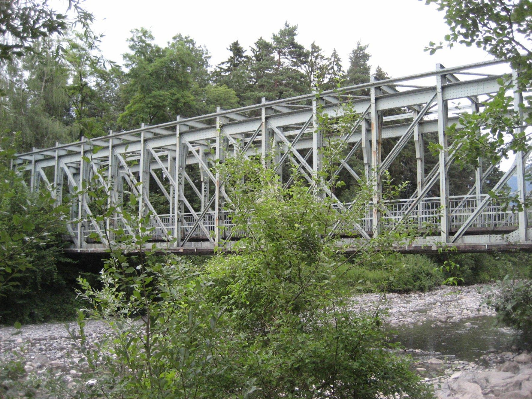 Eisenbahnbrücke zwischen Sulz und Rankweil.