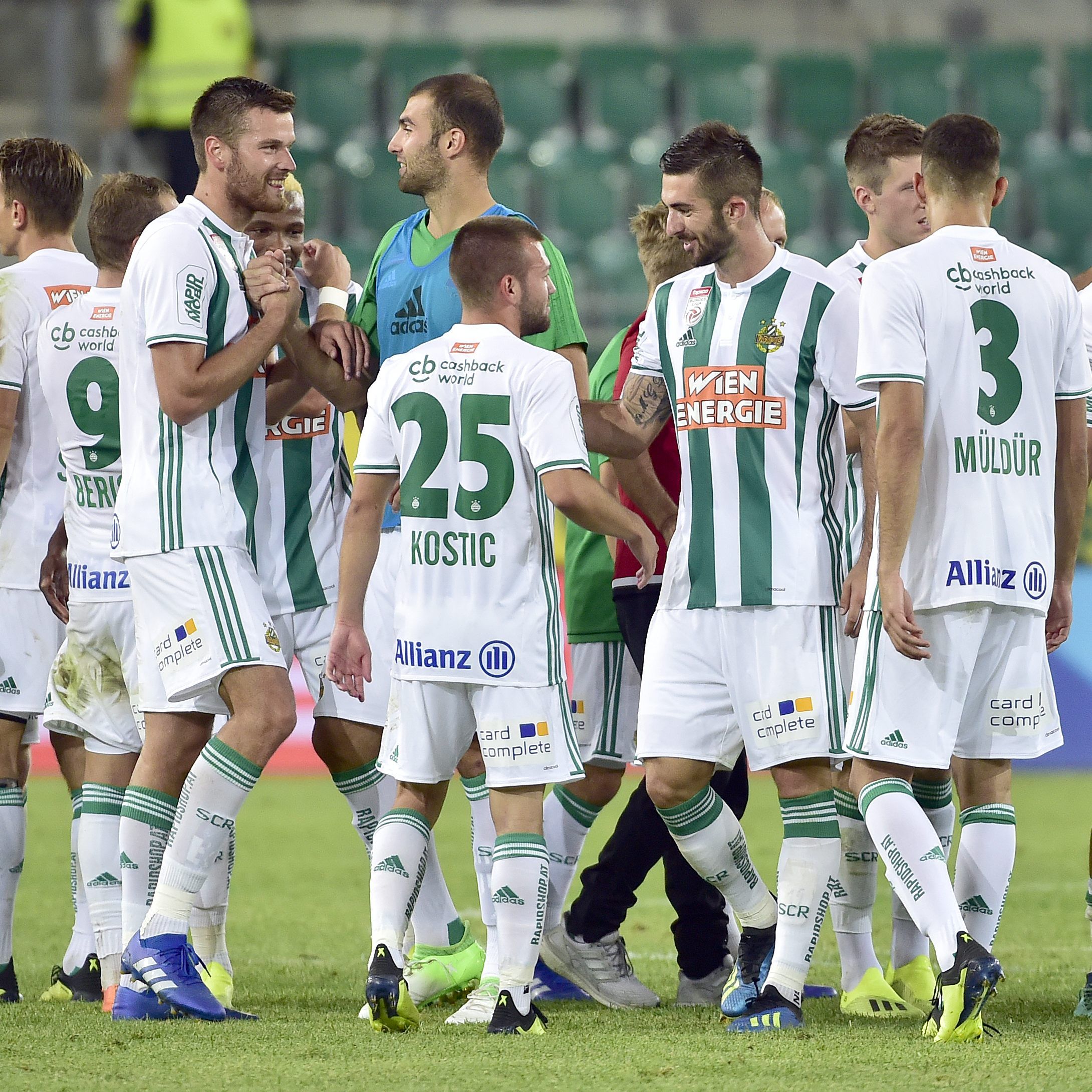 Rapid Wien will im Heimspiel gegen Steaua glänzen.