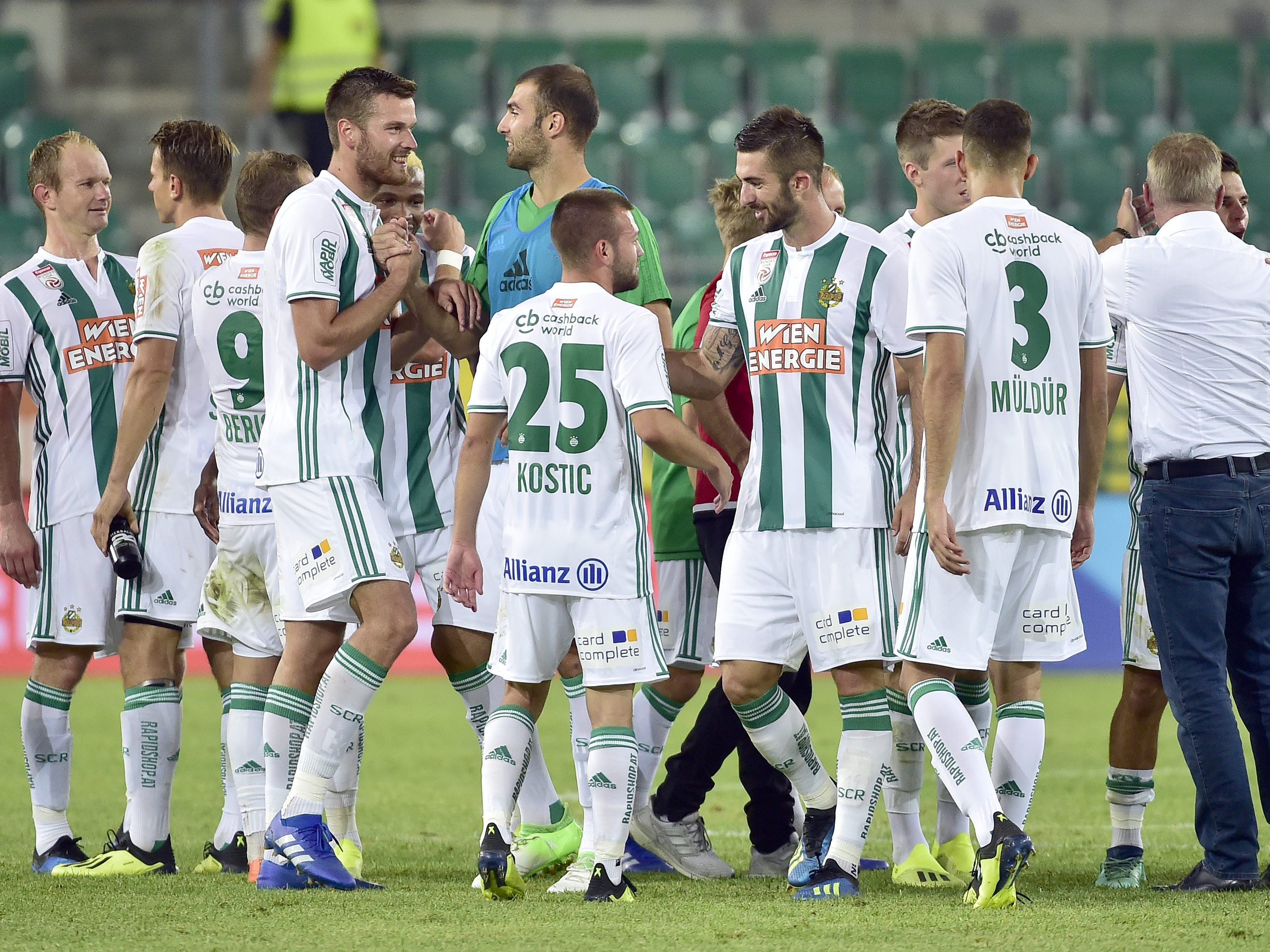 Rapid Wien will im Heimspiel gegen Steaua glänzen.