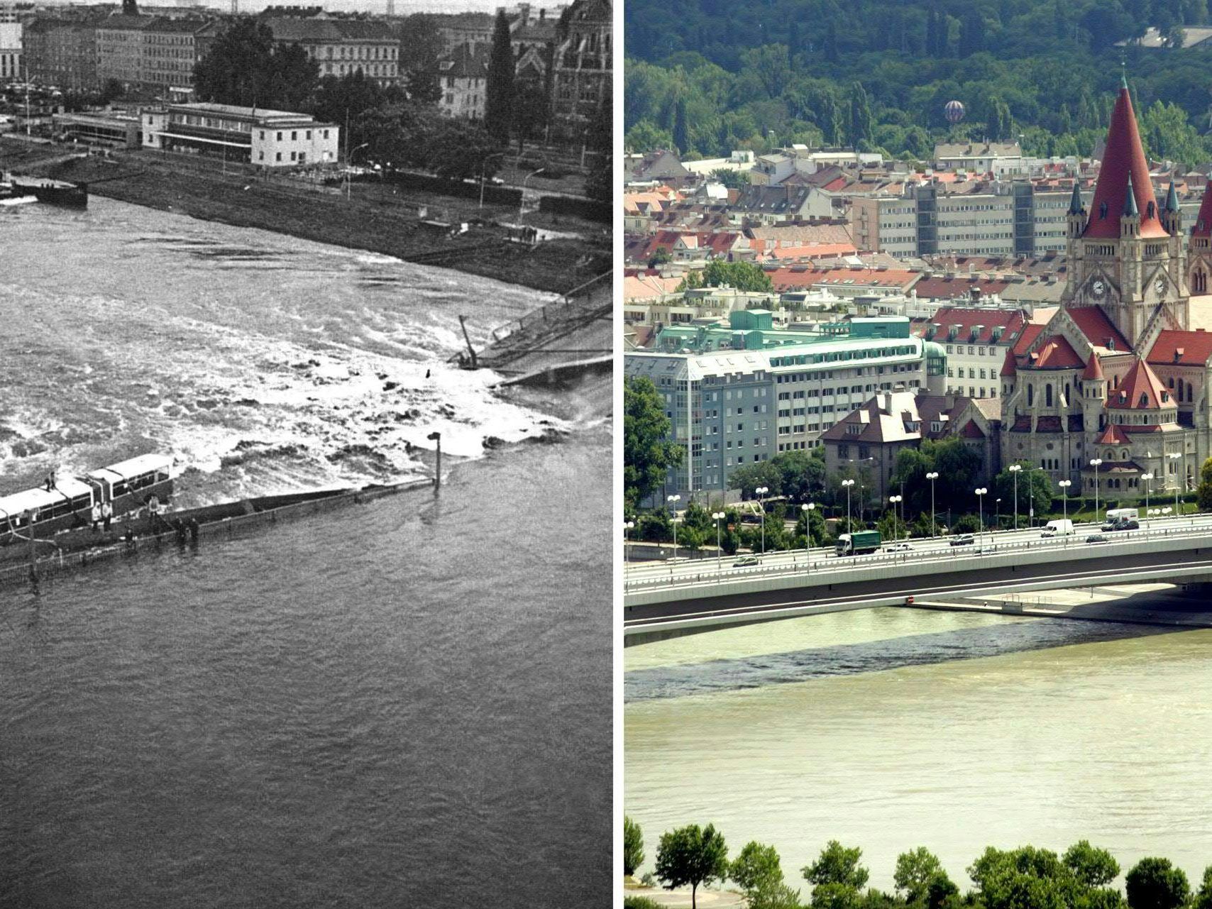 Am 1. August 1976 brach die Wiener Reichsbrücke in sich zusammen.