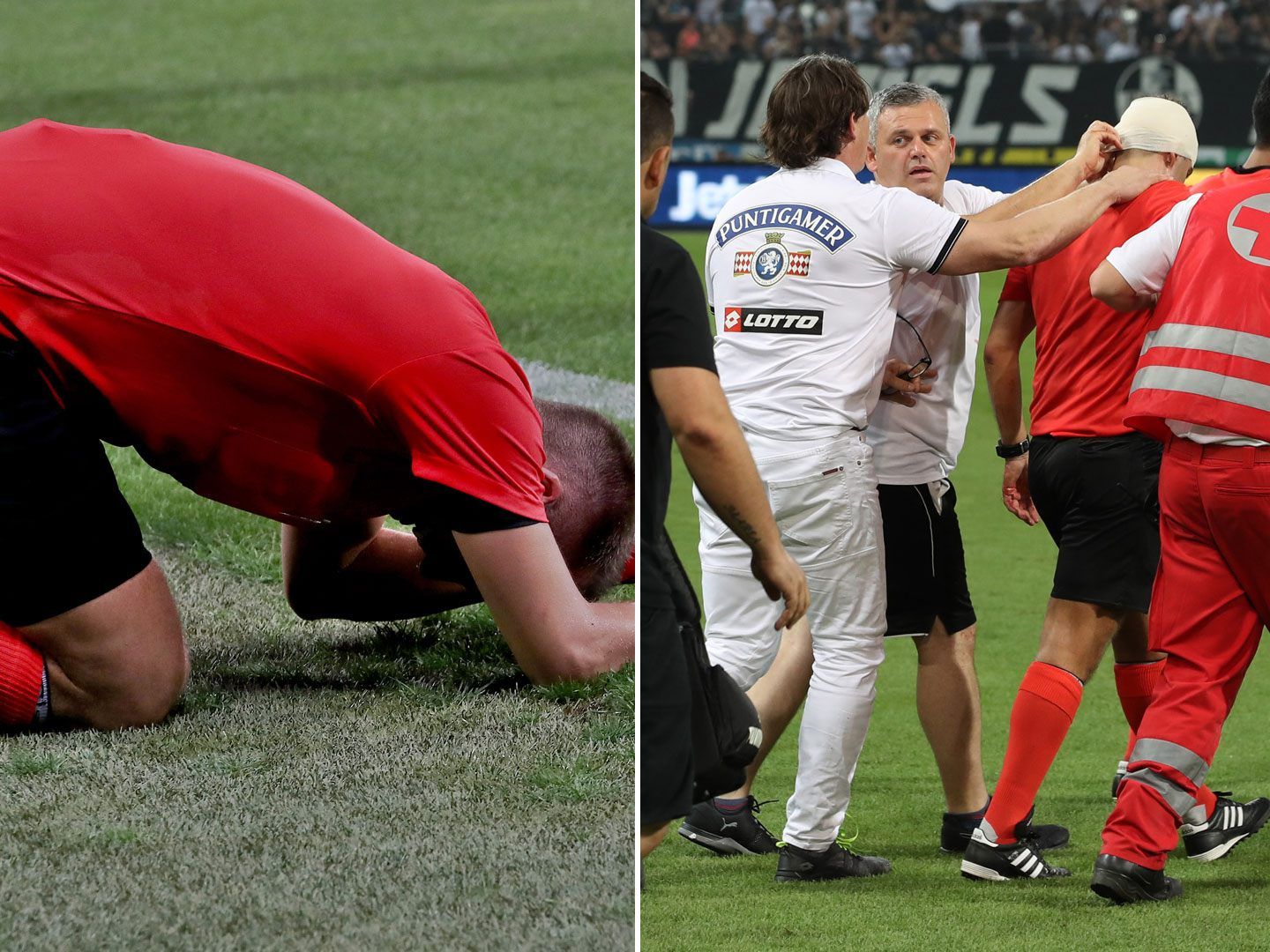 Skandalspiel in Graz.