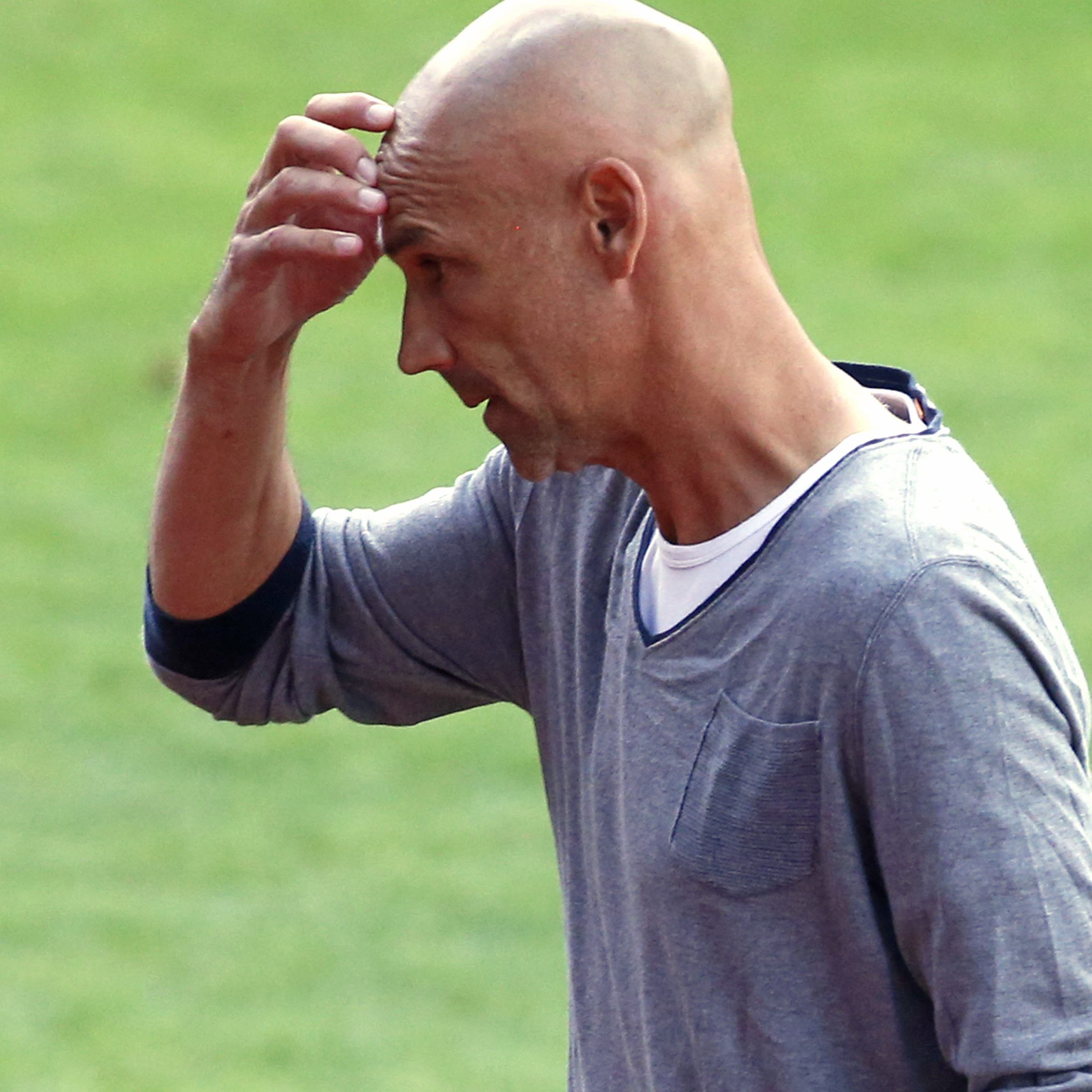 Austria-Wien-Trainer Letsch zerbrach sich gegen den WAC den Kopf.