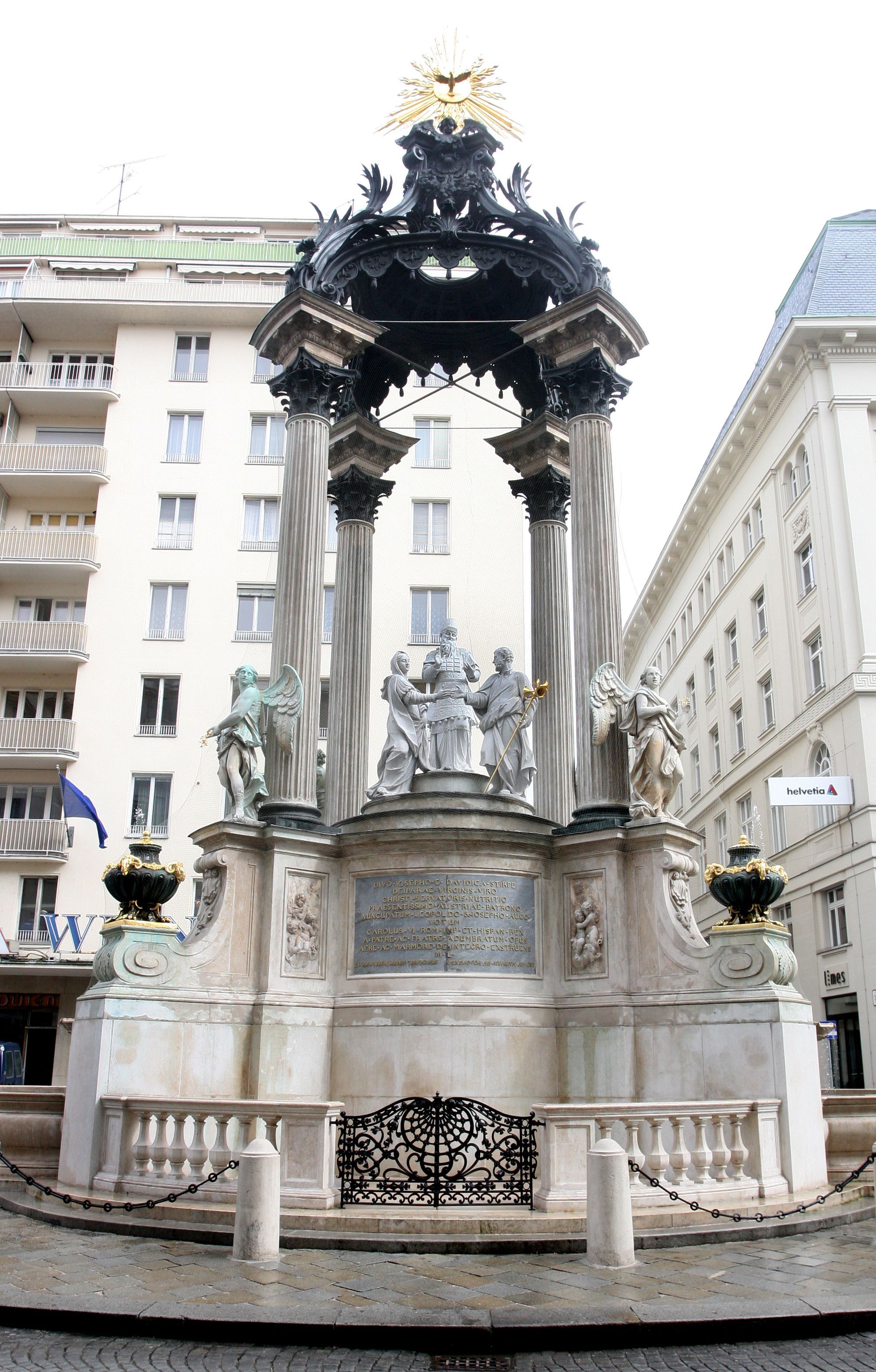 Der Vermählungsbrunnen in Wien. Der Vermählungsbrunnen in Wien.