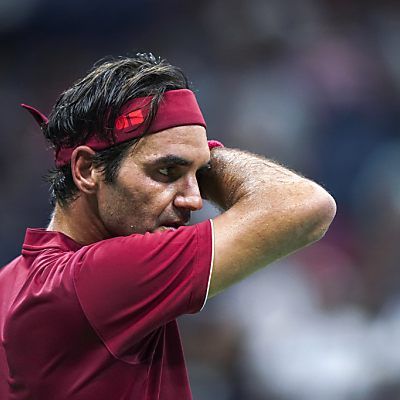 Enttäuschung bei Roger Federer