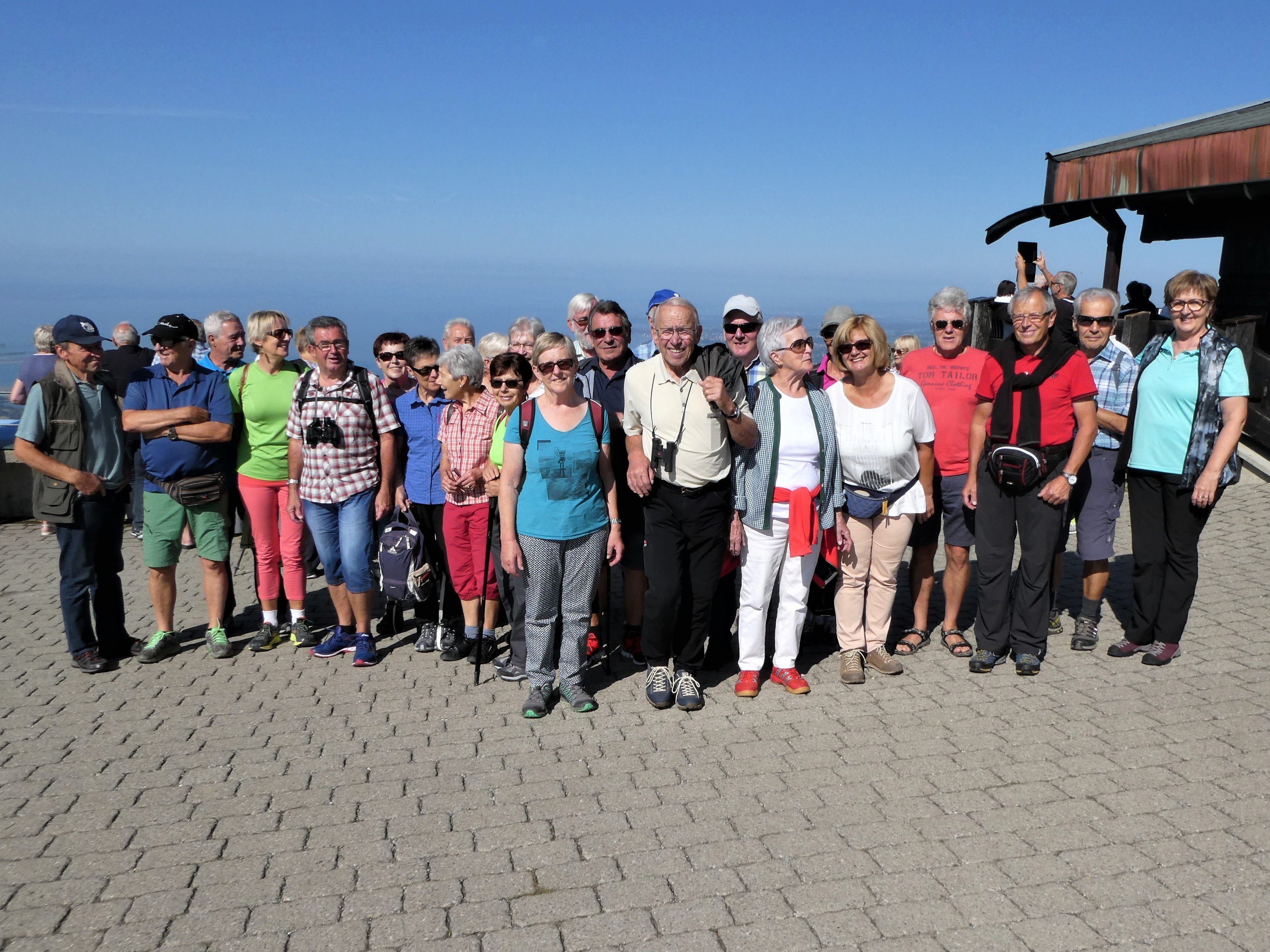 Die wanderfreudigen Senioren aus Nenzing