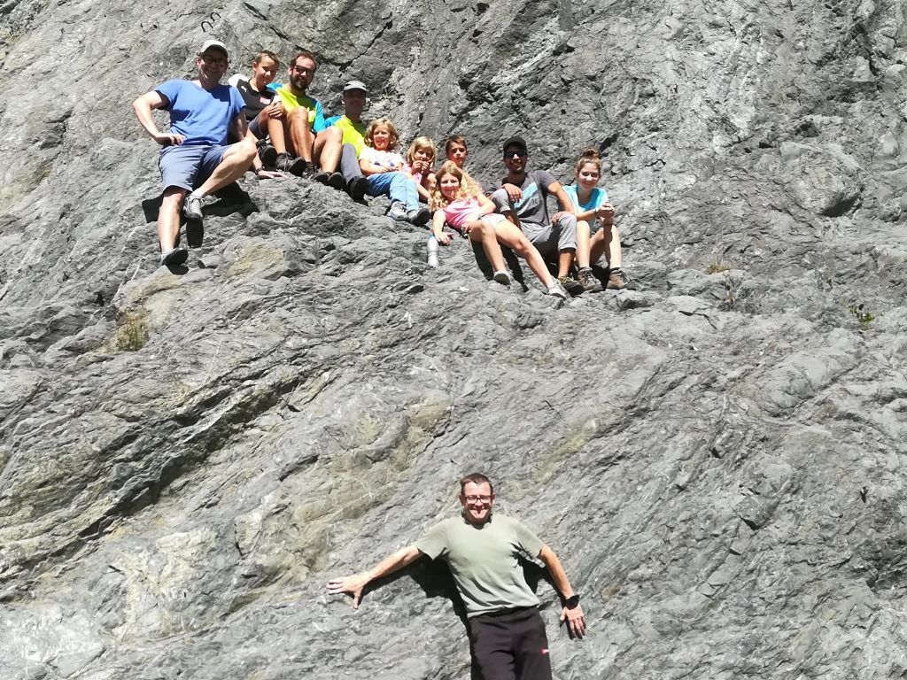 Naturfreundekinderklettern am Fels