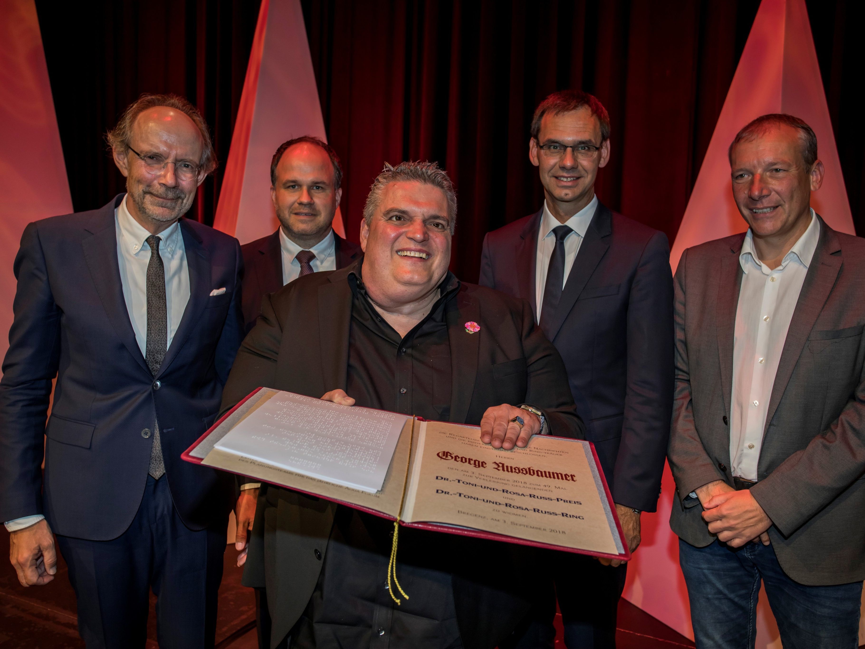 Sänger und Komponist George Nussbaumer wurde für sein Lebenswerk ausgezeichnet.