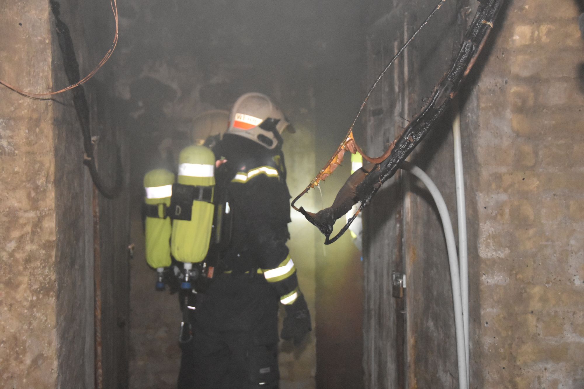 Der Keller des Hauses in Wien Hernals war extrem verraucht. Der Keller des Hauses in Wien Hernals war extrem verraucht.
