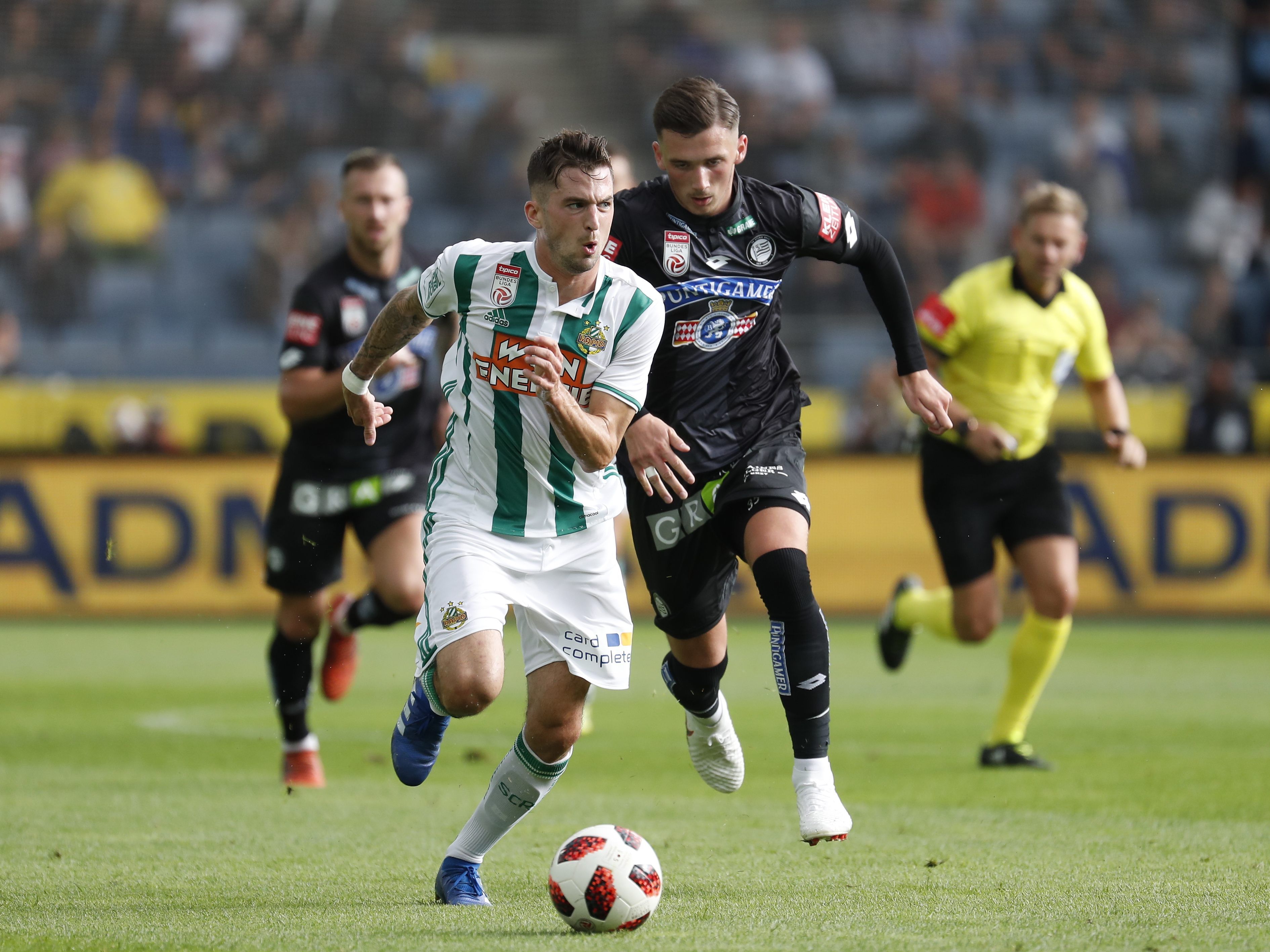 Im letzten Fußball-Bundesliga-Spiel vor der Länderspielpause setzte Rapid noch einmal zu einem Kraftakt an.